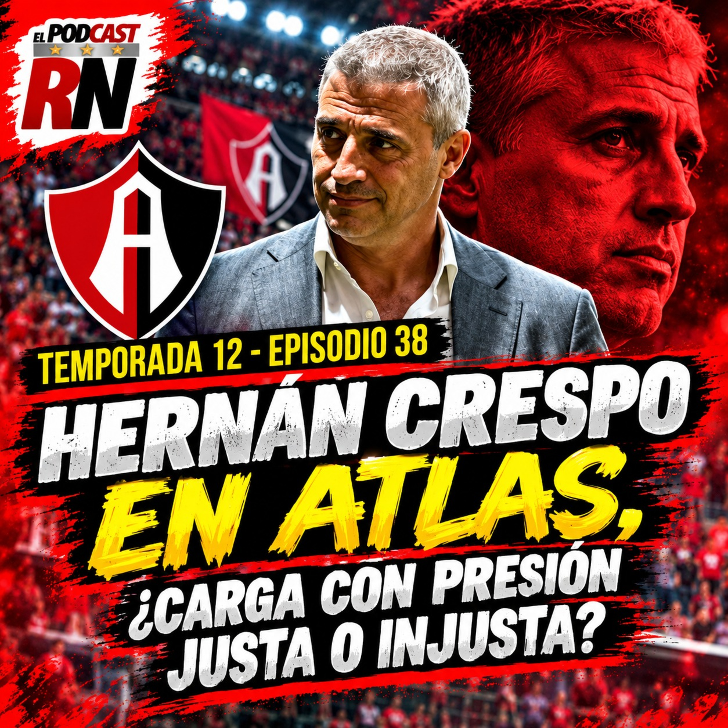HERNÁN CRESPO🇦🇷⚽ y la PRESIÓN en ATLAS🔴⚫ por los RESULTADOS: ¿YA ES DEMASIADO? episode artwork
