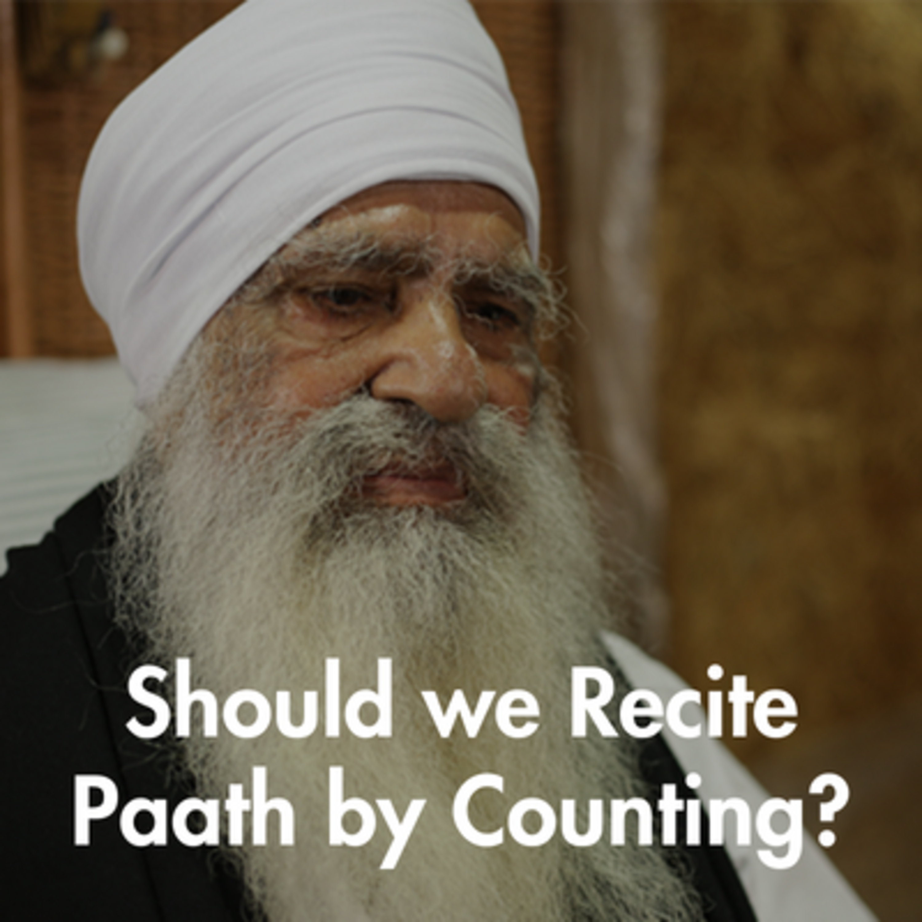 Should we Recite Paath by Counting?