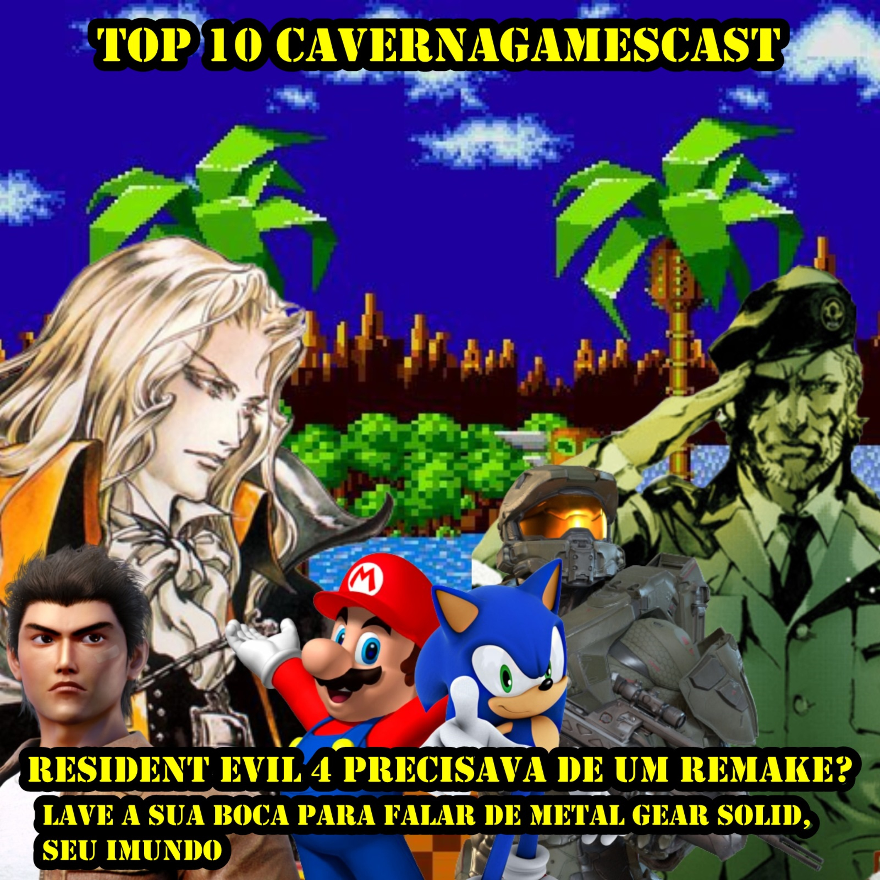 CavernaGamesCast#013 - TOP 10 do Caverna - Resident evil 4 merecia um REMAKE? - Não encostem no meu jogo! episode artwork