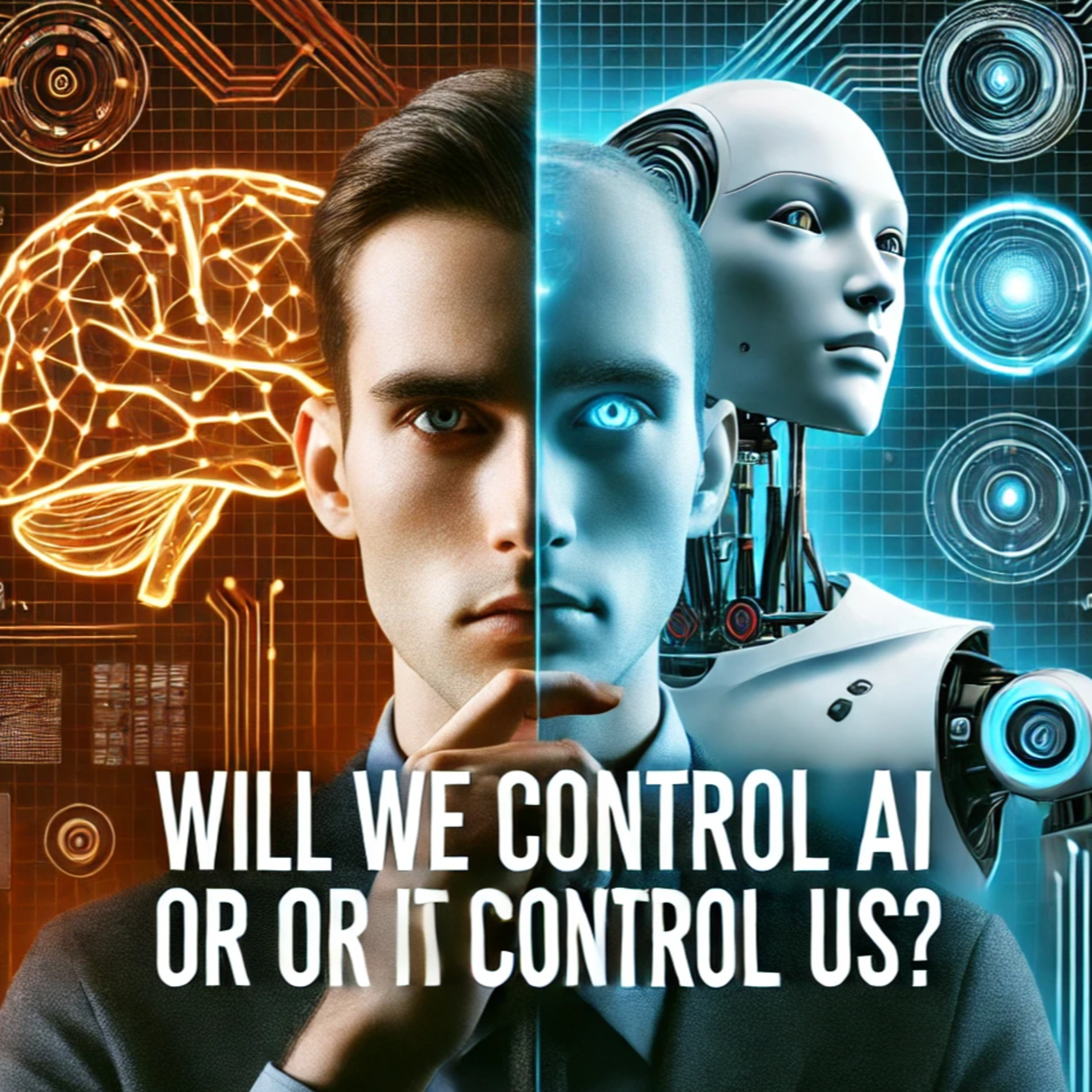 "Will We Control AI or Will It Control Us?" episode artwork