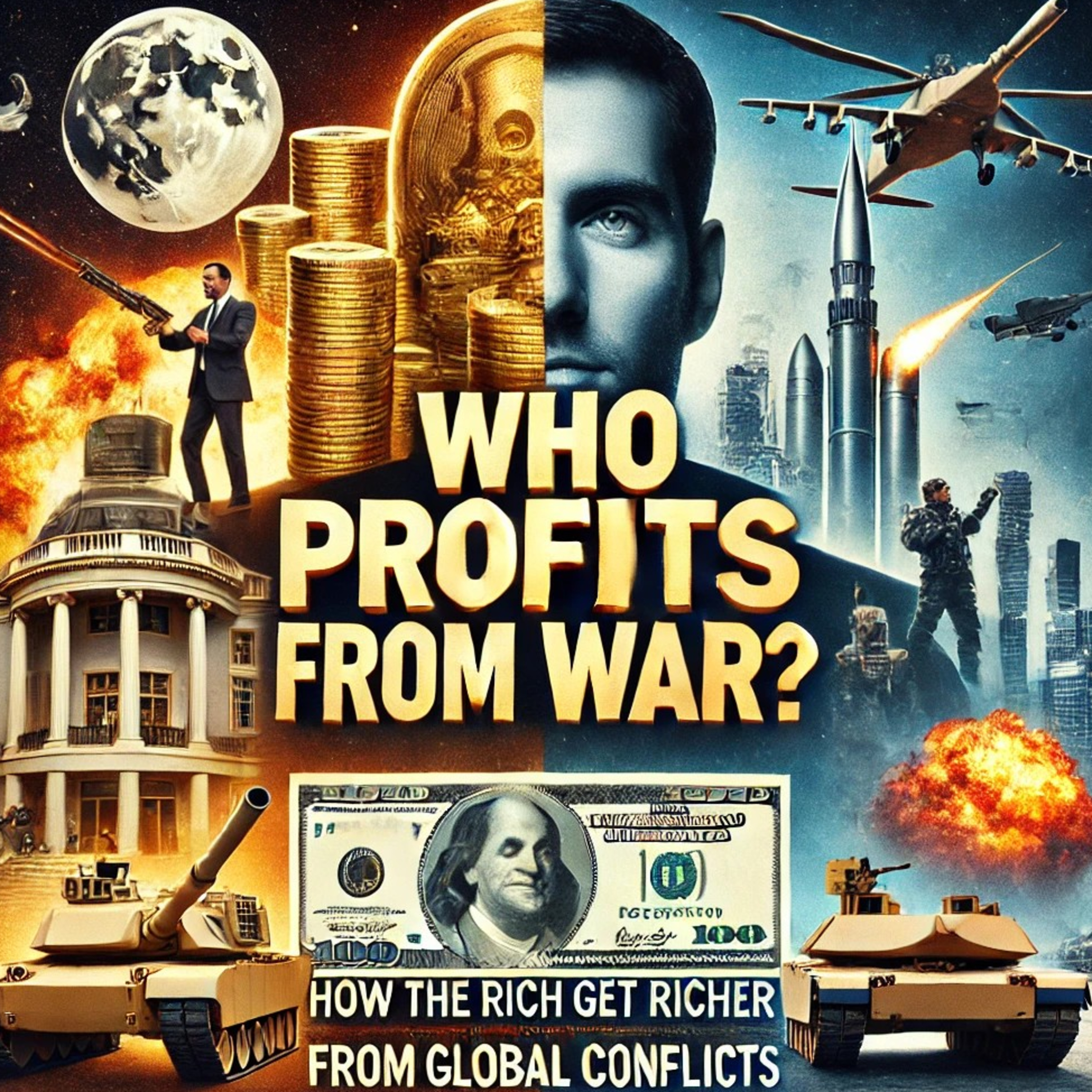 "Who Profits from War: How the Rich Get Richer from Global Conflicts." episode artwork