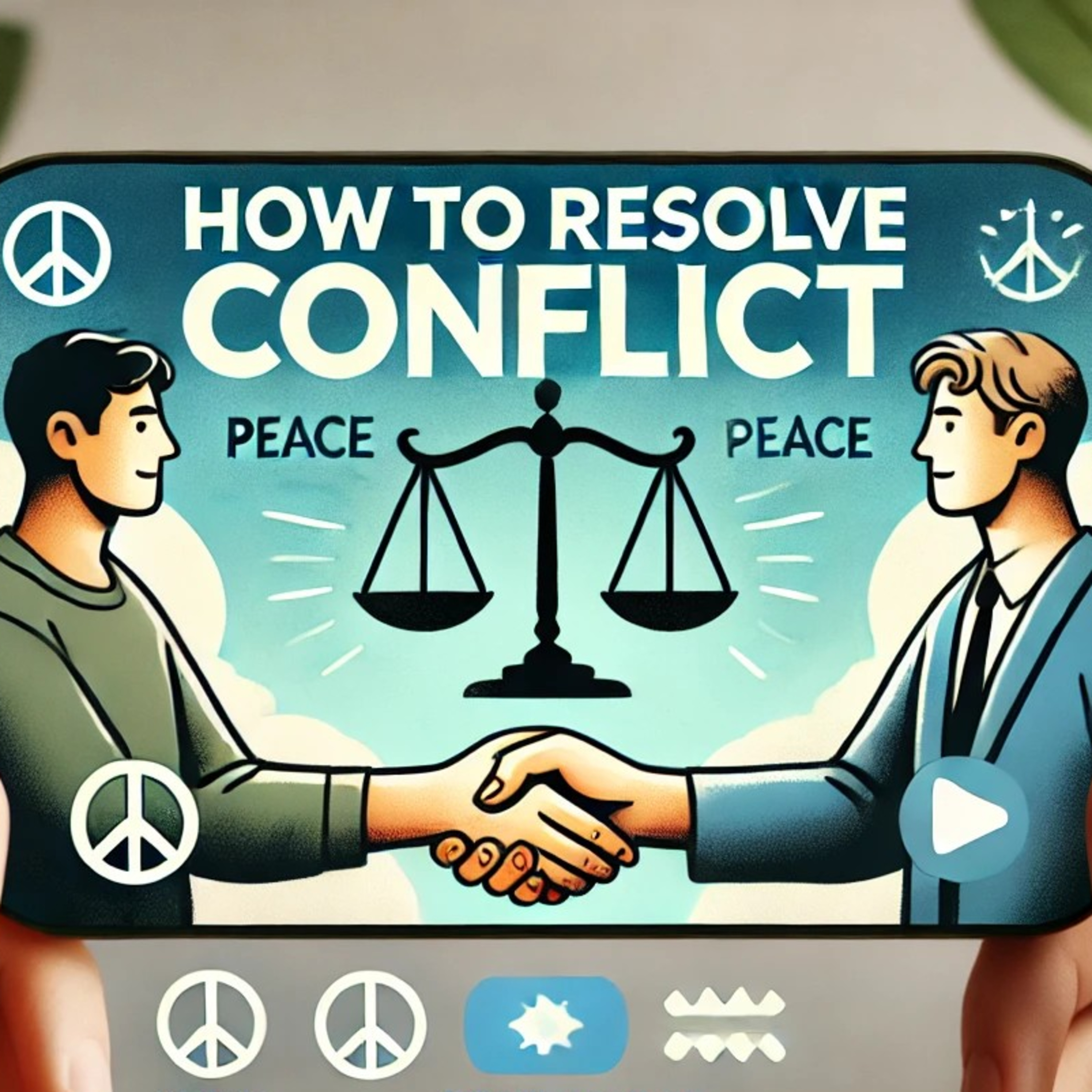 "The Art of Resolving Conflict: Stay Calm & Confident" episode artwork