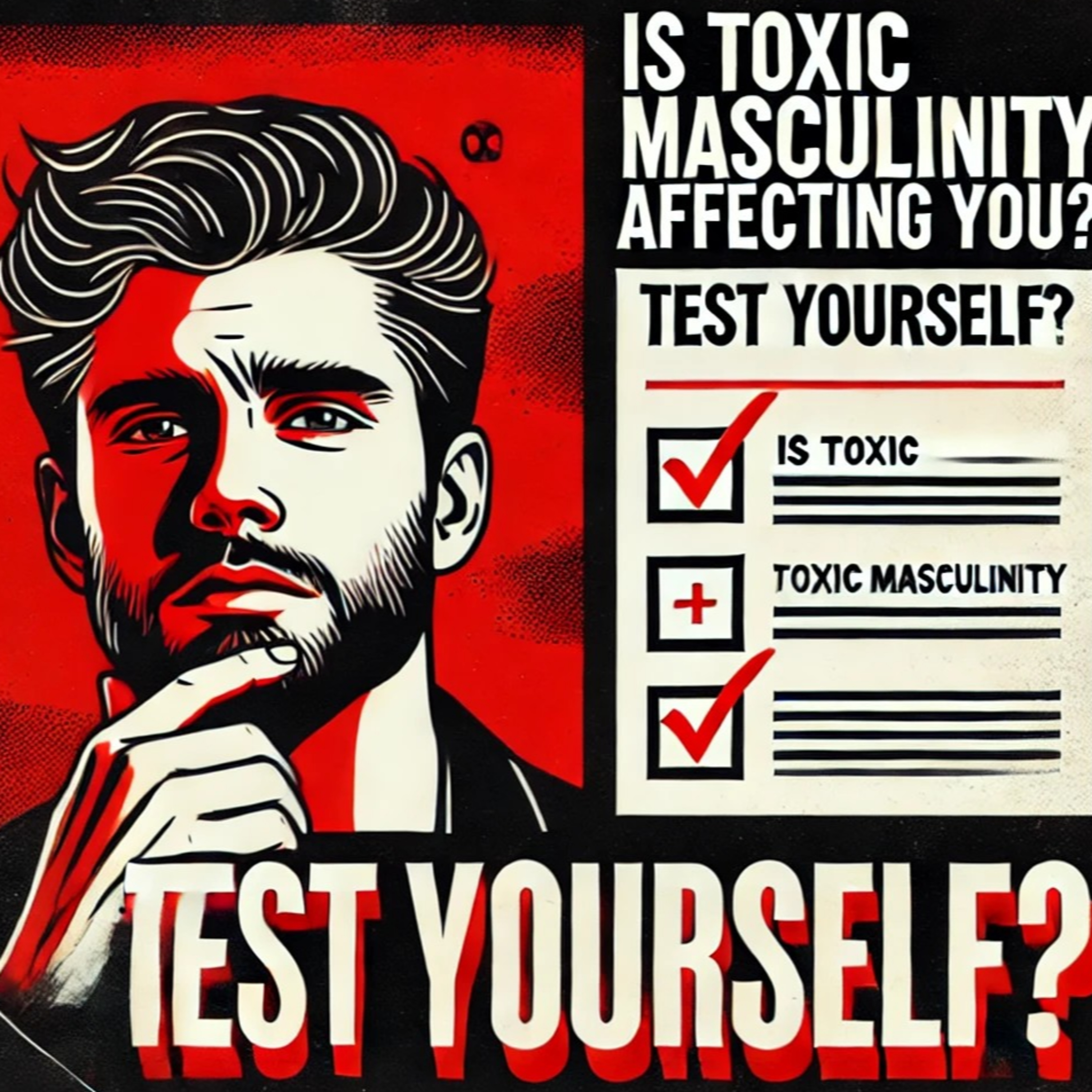 "Is Toxic Masculinity Affecting You? Test Yourself!" episode artwork