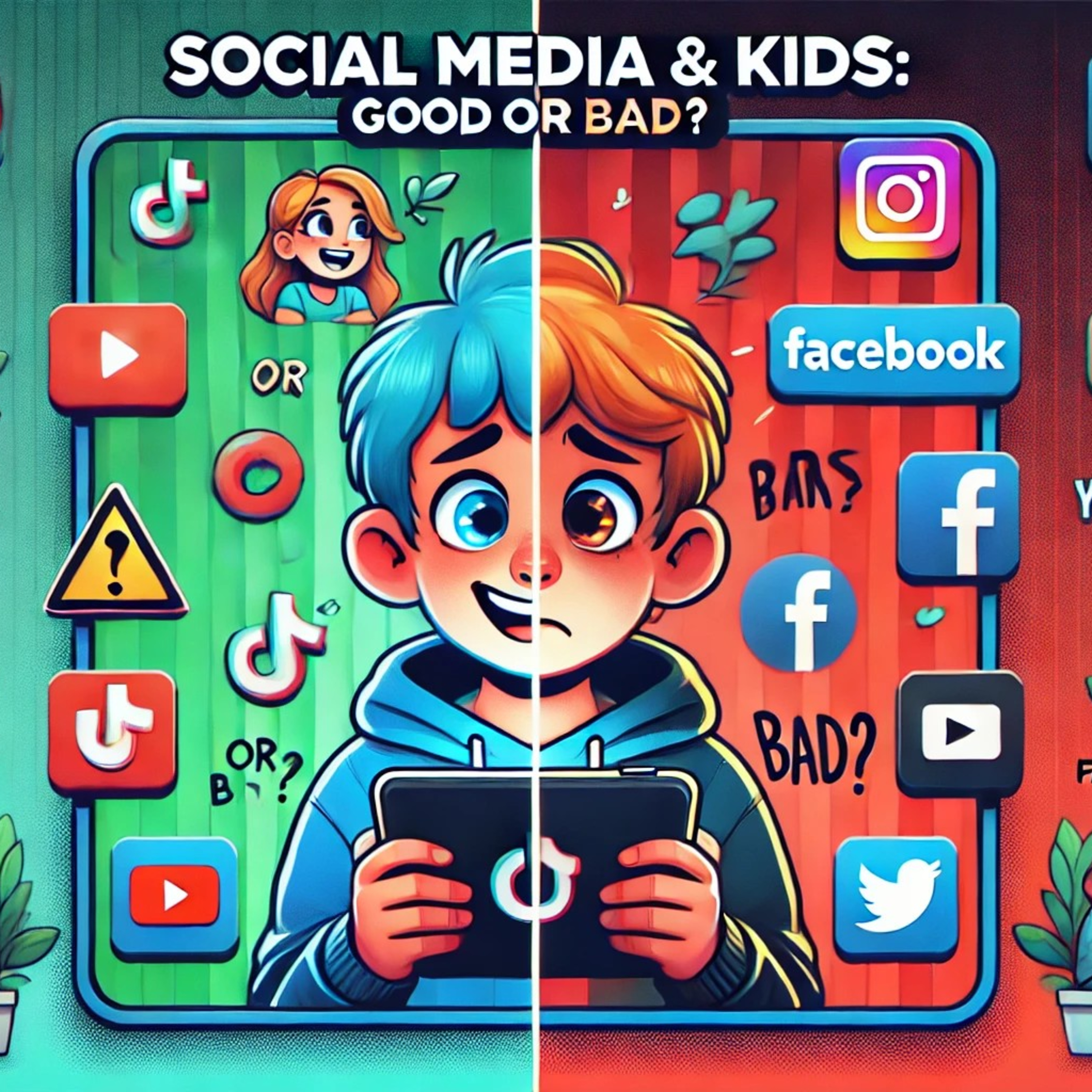 "How Social Media Is Changing Kids – For Better or Worse?" episode artwork