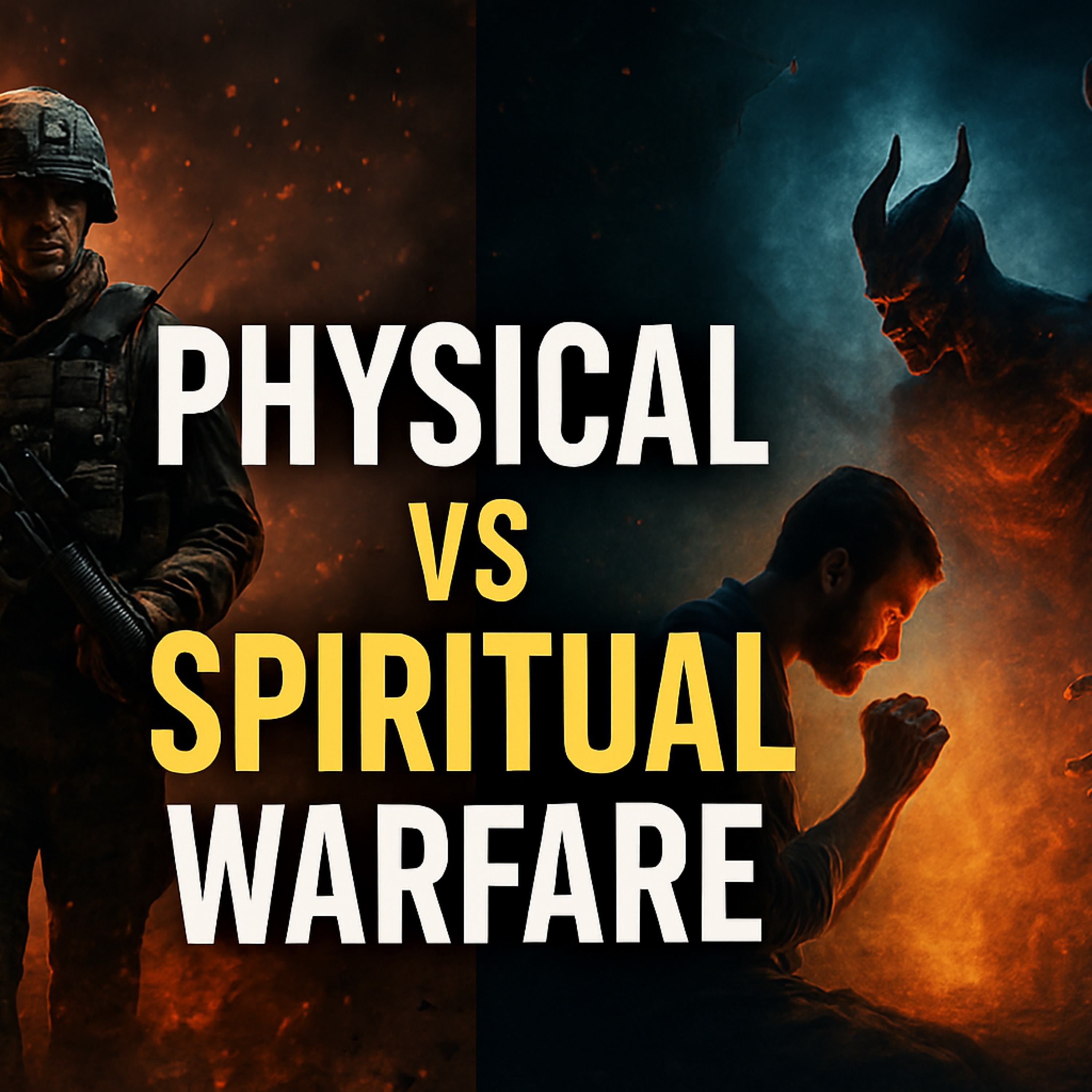 🔹 "Physical vs. Spiritual Warfare: What’s the Real Difference?" episode artwork