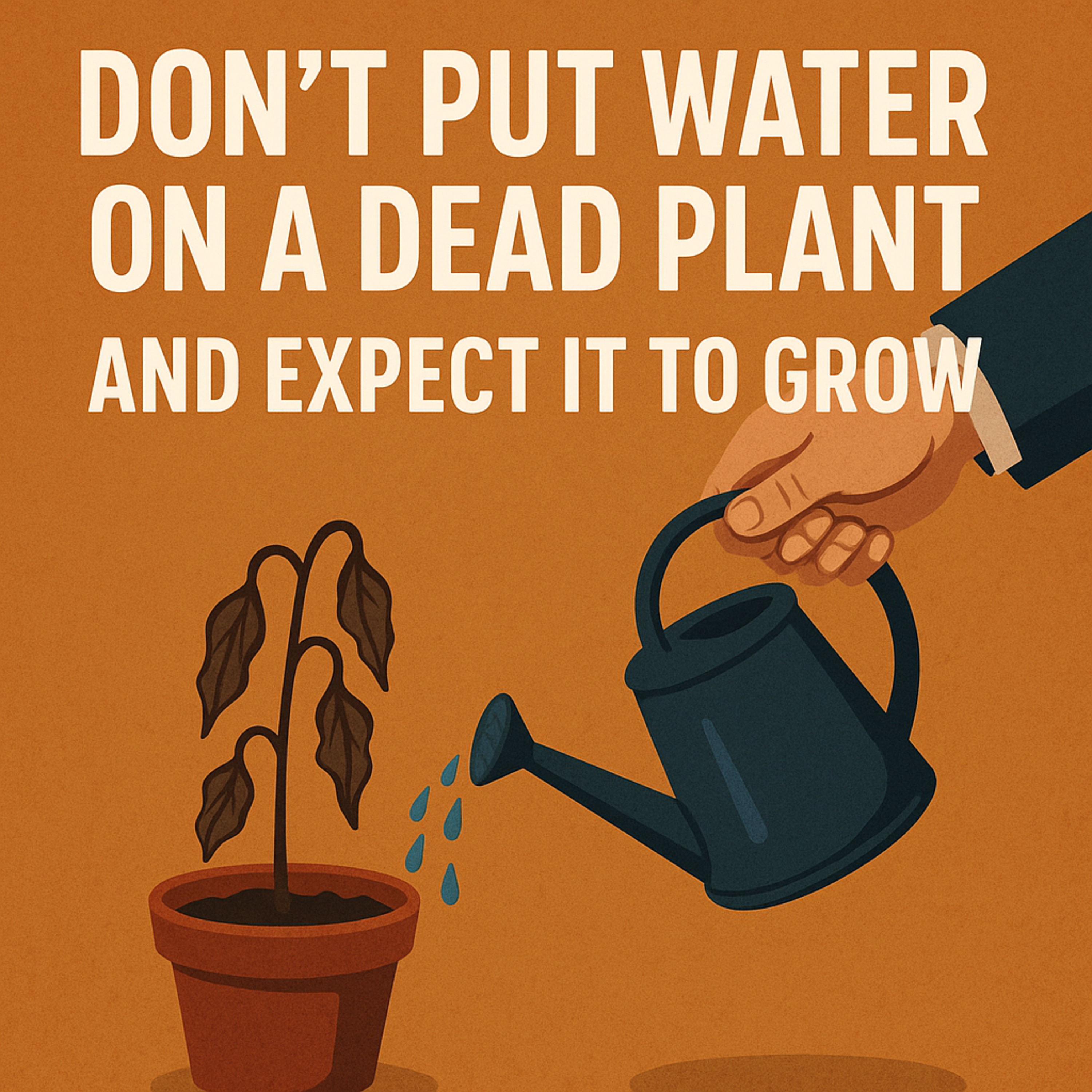 “Don’t Put Water on a Dead Plant and Expect It to Grow” episode artwork