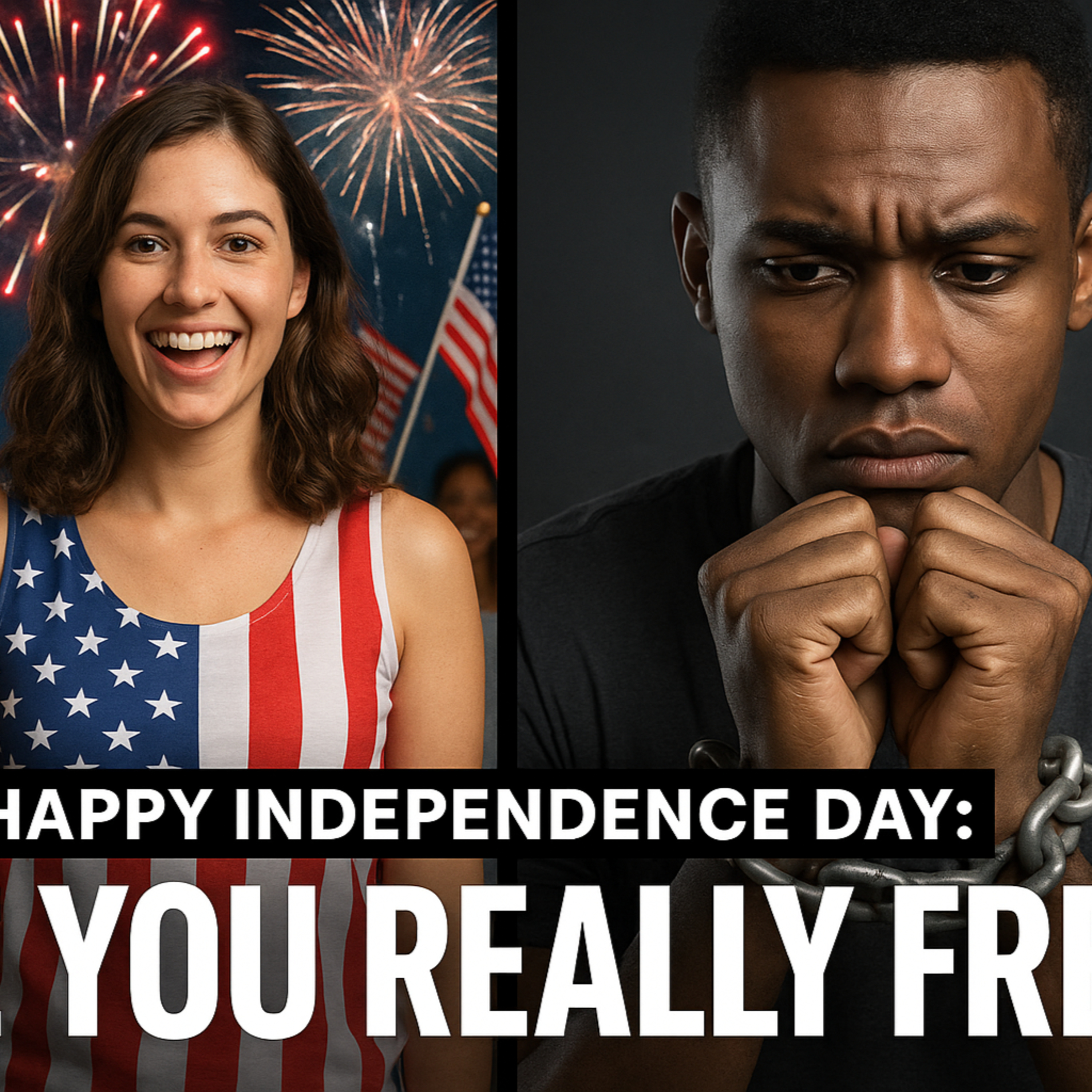 “Happy Independence Day: Are You Really Free?” episode artwork