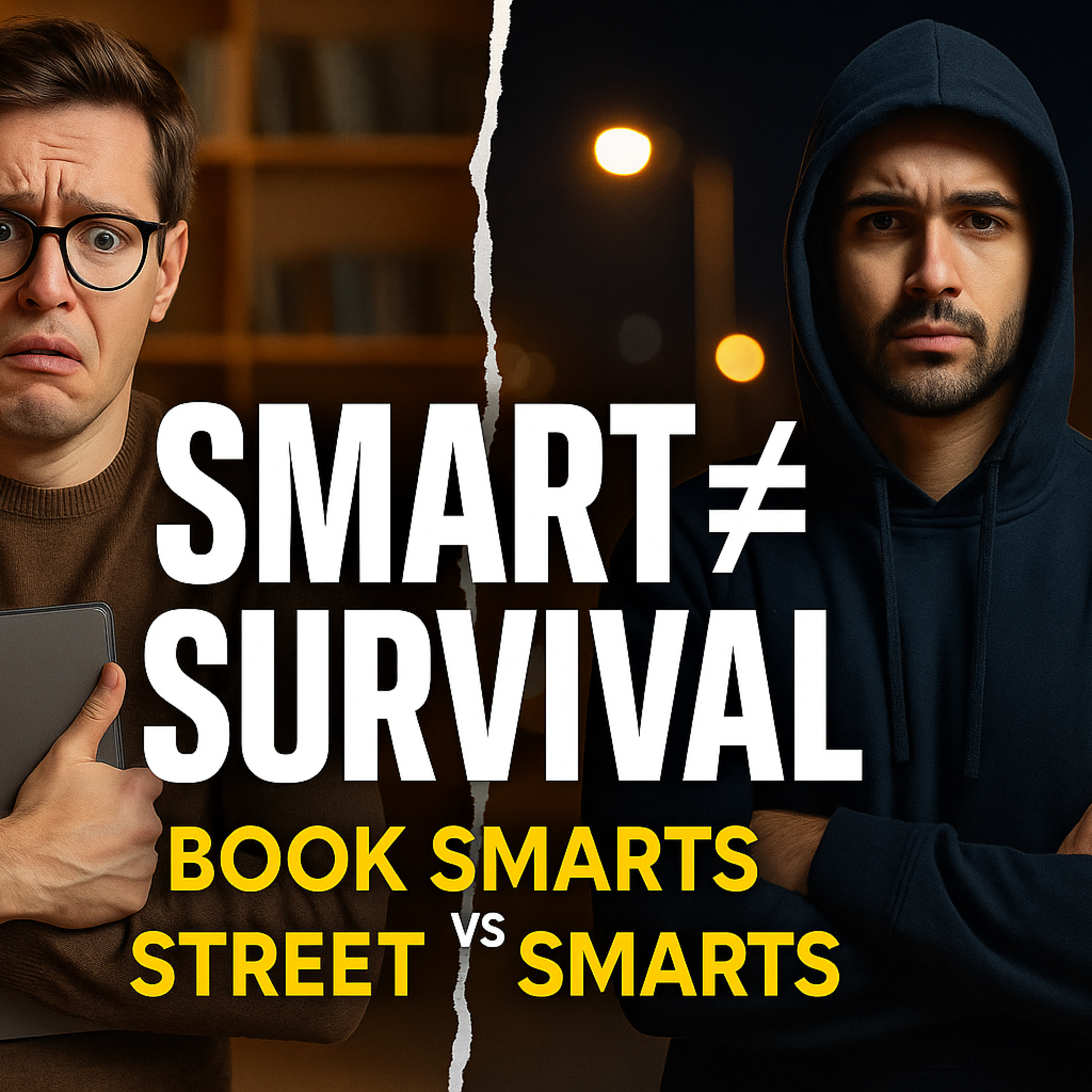 🎙️ Street Smarts vs Book Smarts: Who Really Survives? episode artwork
