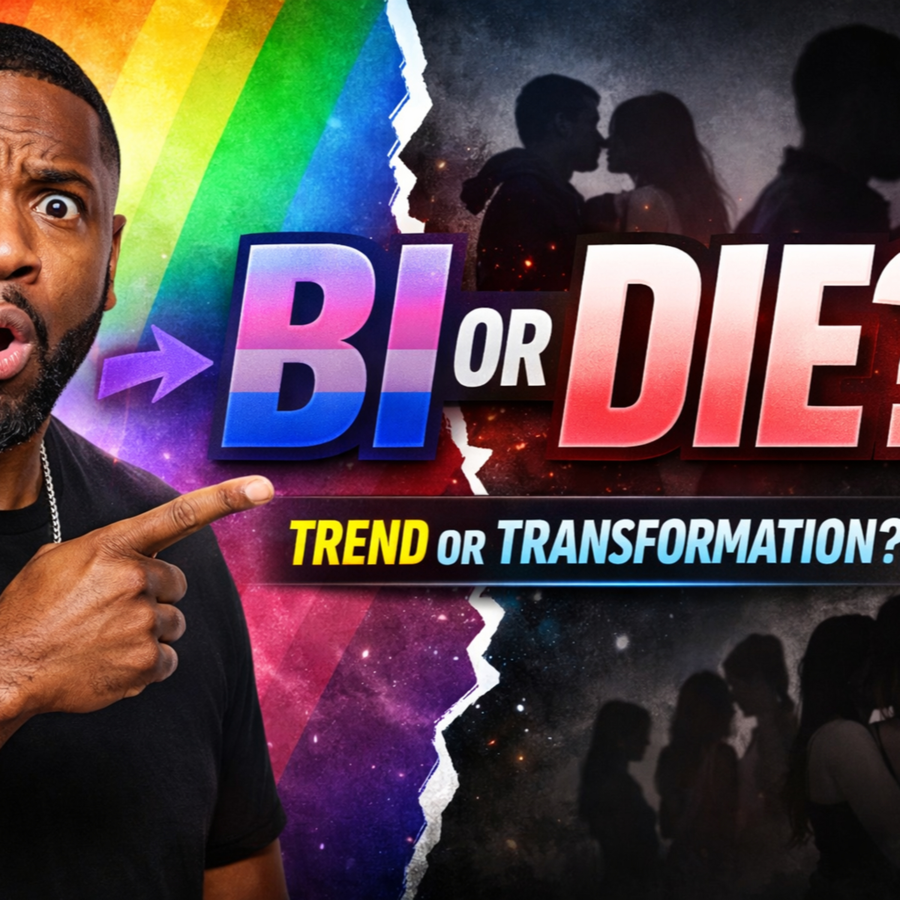 “Bi or die? The Rise of Bisexual Culture: Trend or Transformation” episode artwork