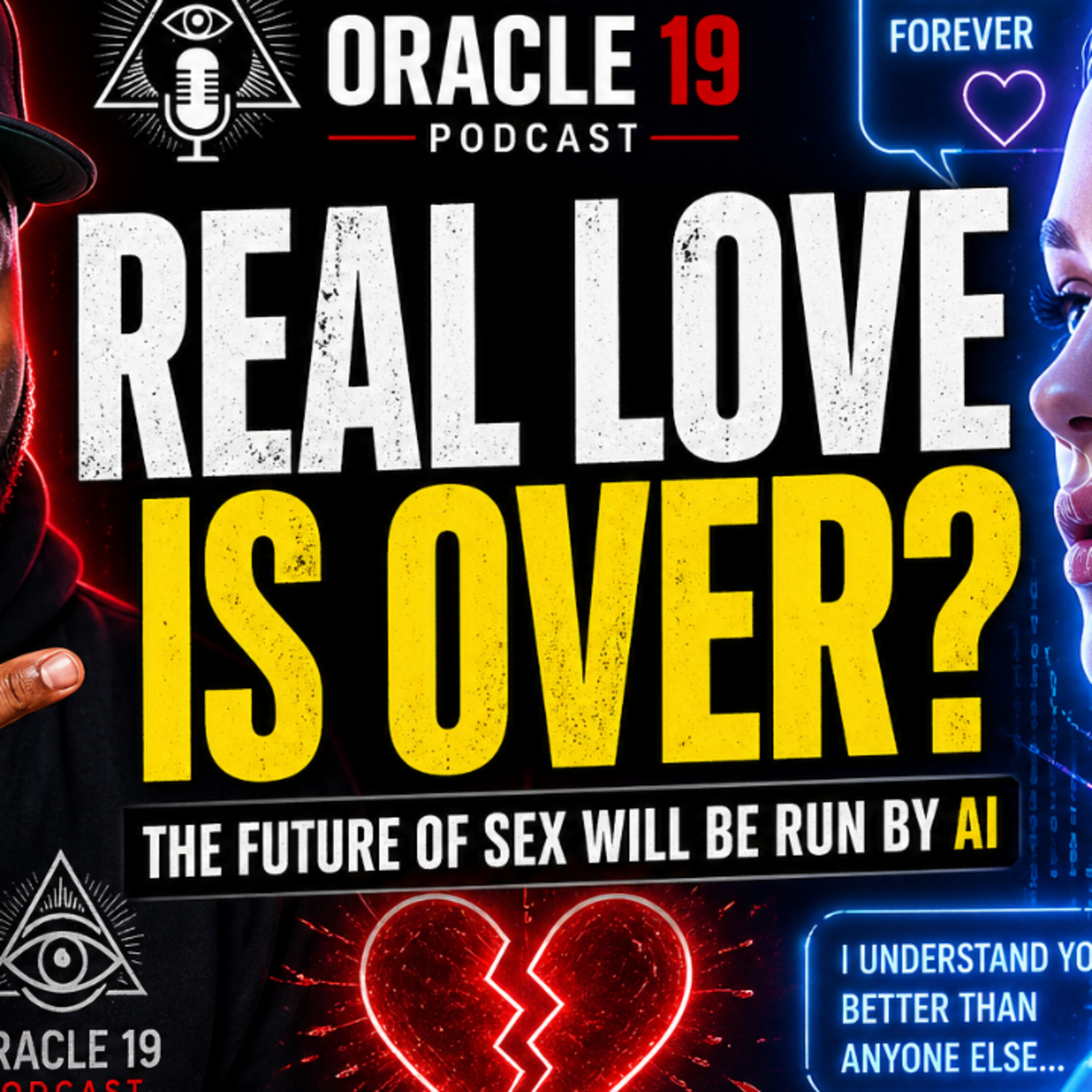 “The Future of Sex: Will AI Replace Human Intimacy?” episode artwork