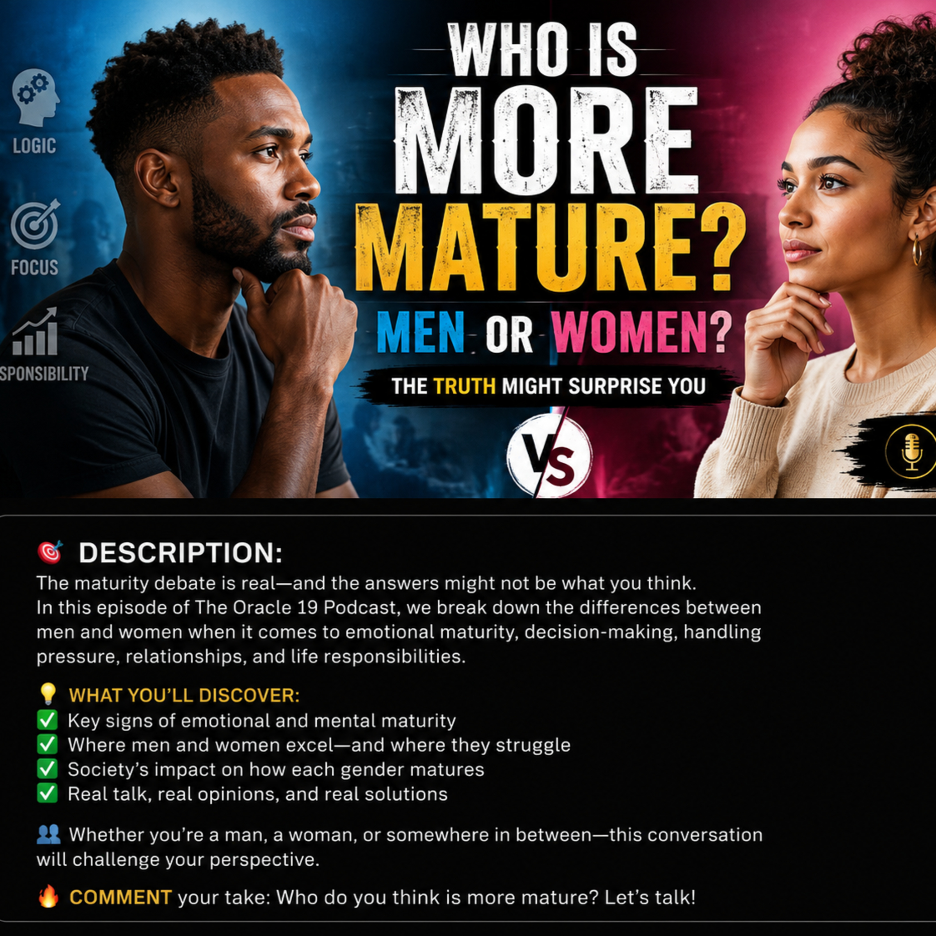 Who Is More Mature: Men or Women? The Truth Might Surprise You episode artwork