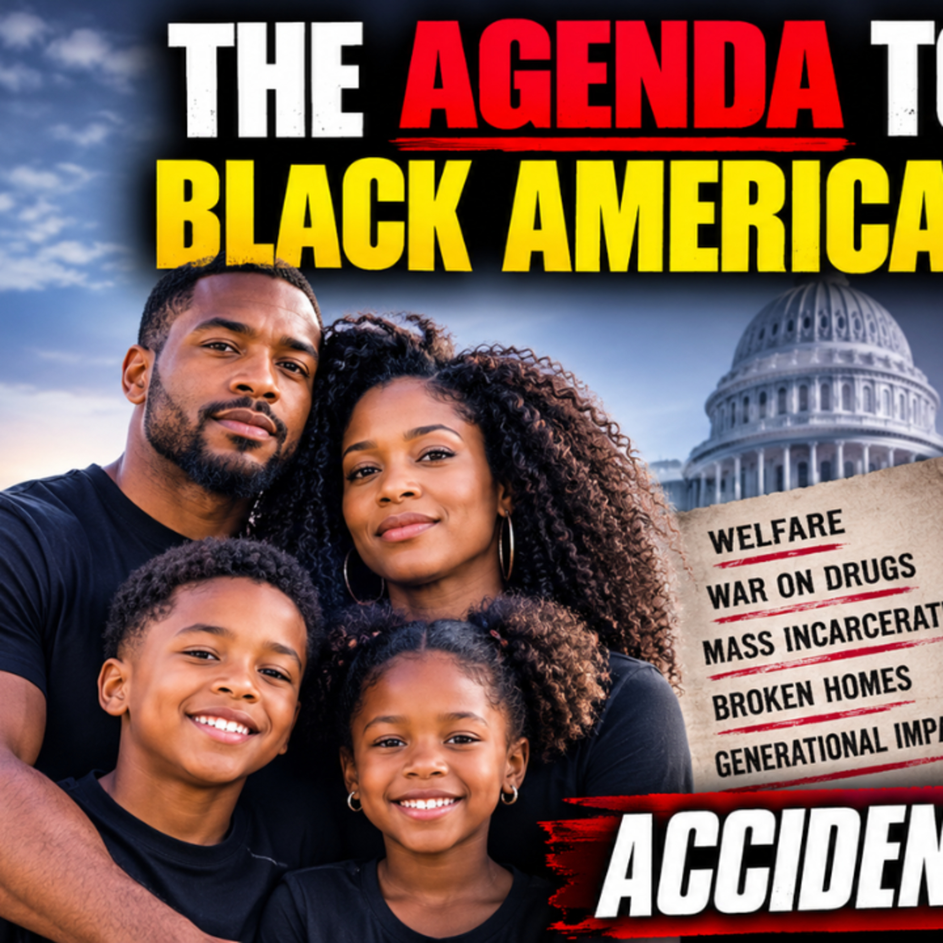 THE AGENDA TO DESTROY BLACK AMERICAN FAMILIES episode artwork