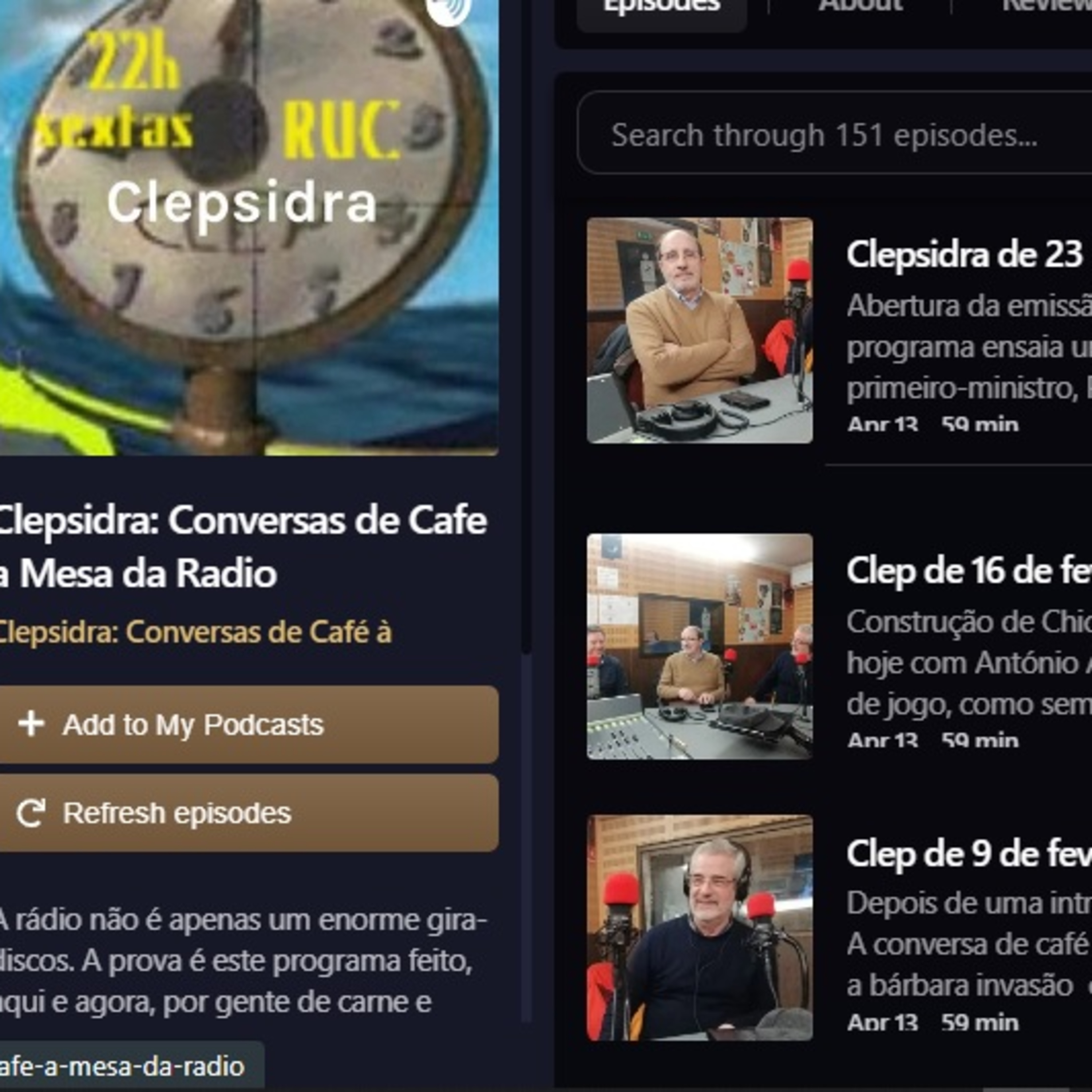 Clepsidra de 1 de março de 2024