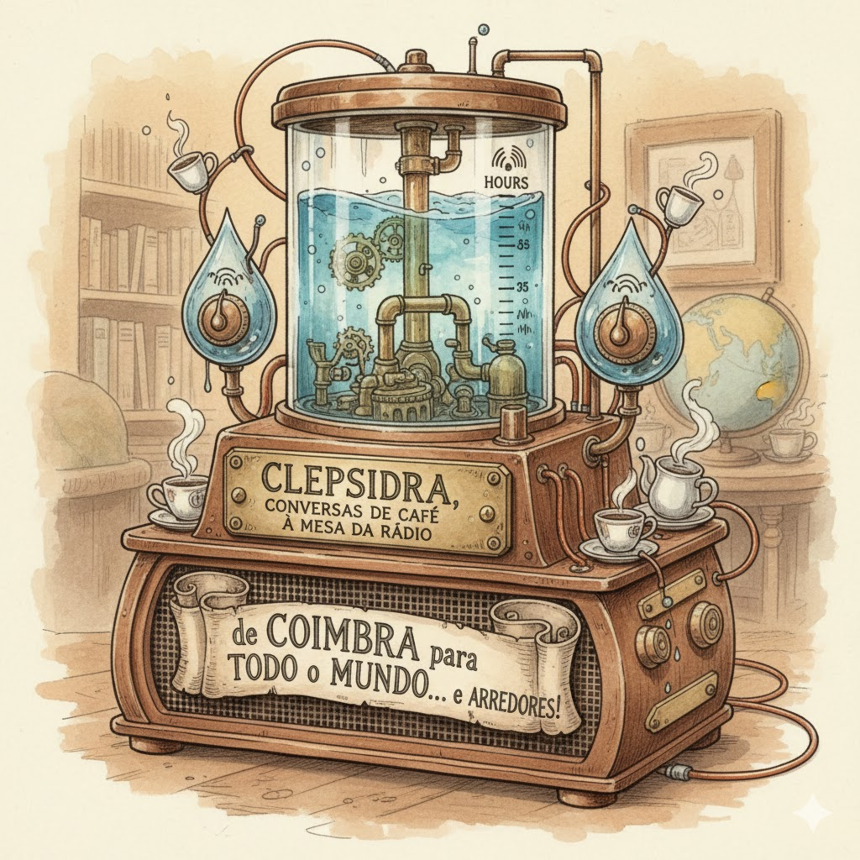 Clepsidra: Conversas de Cafe a Mesa da Radio