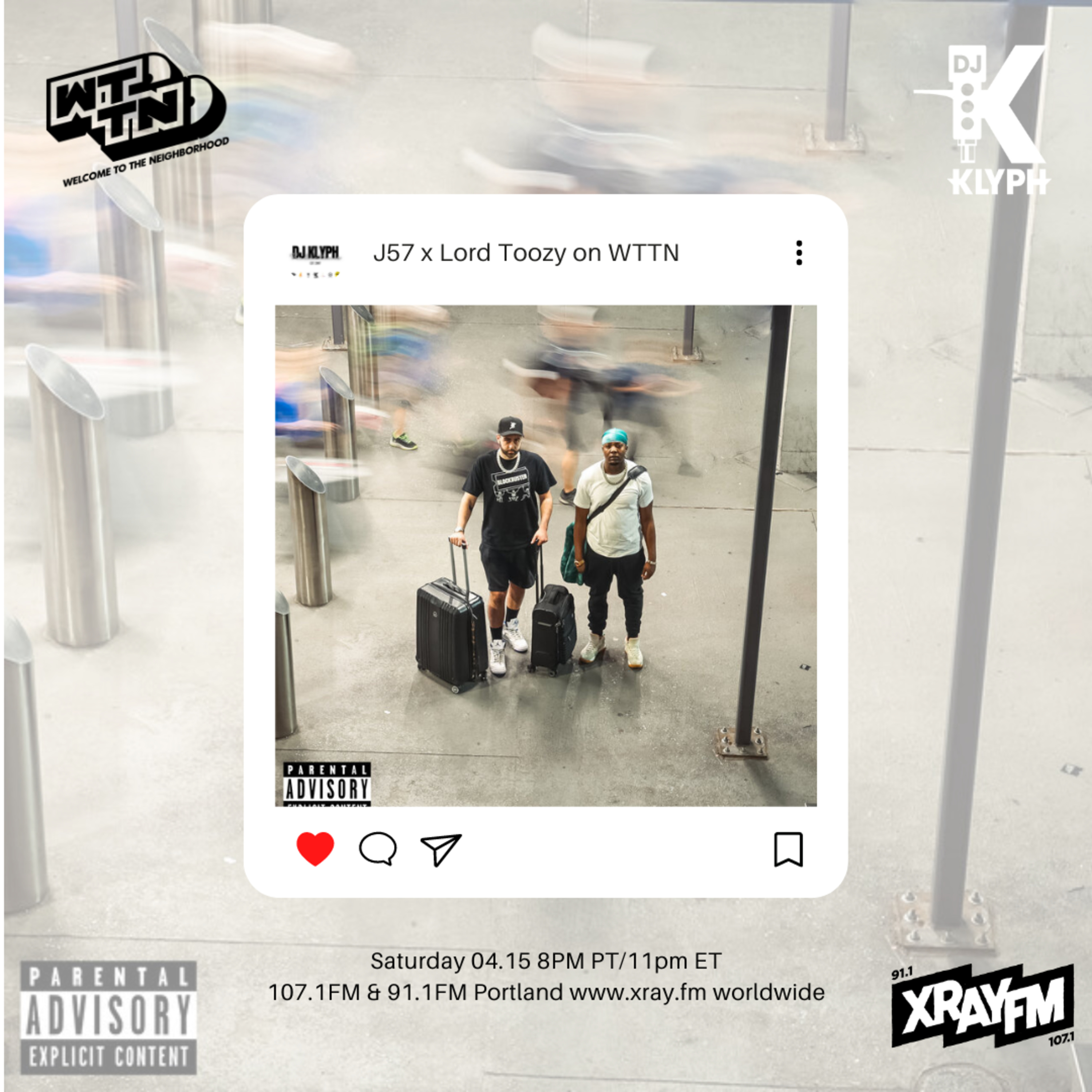 J57 and Lord Toozy on Welcome to the Neighborhood Apr '23 episode artwork