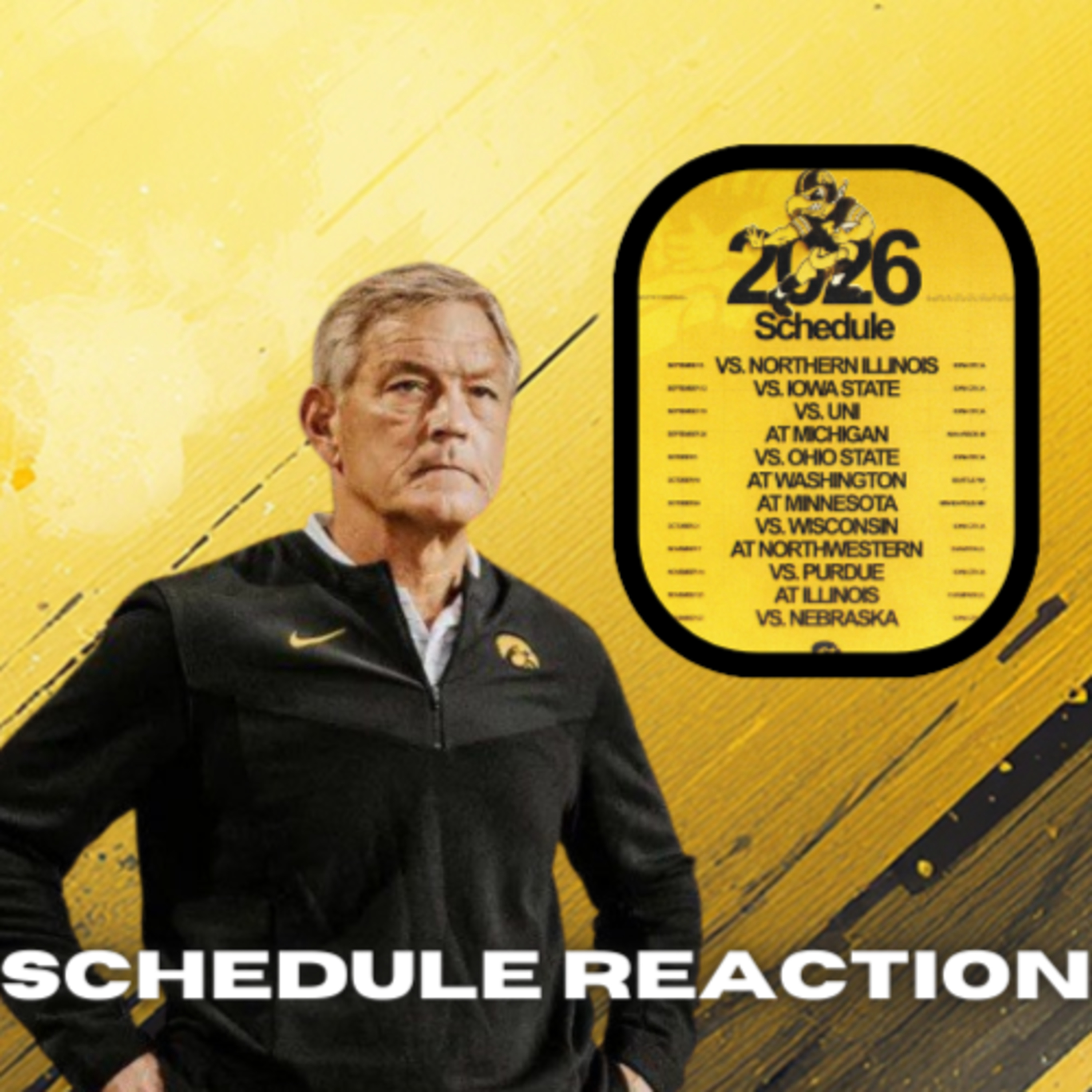 Iowa Football 2026 Schedule Drop - Quick Reaction  episode artwork