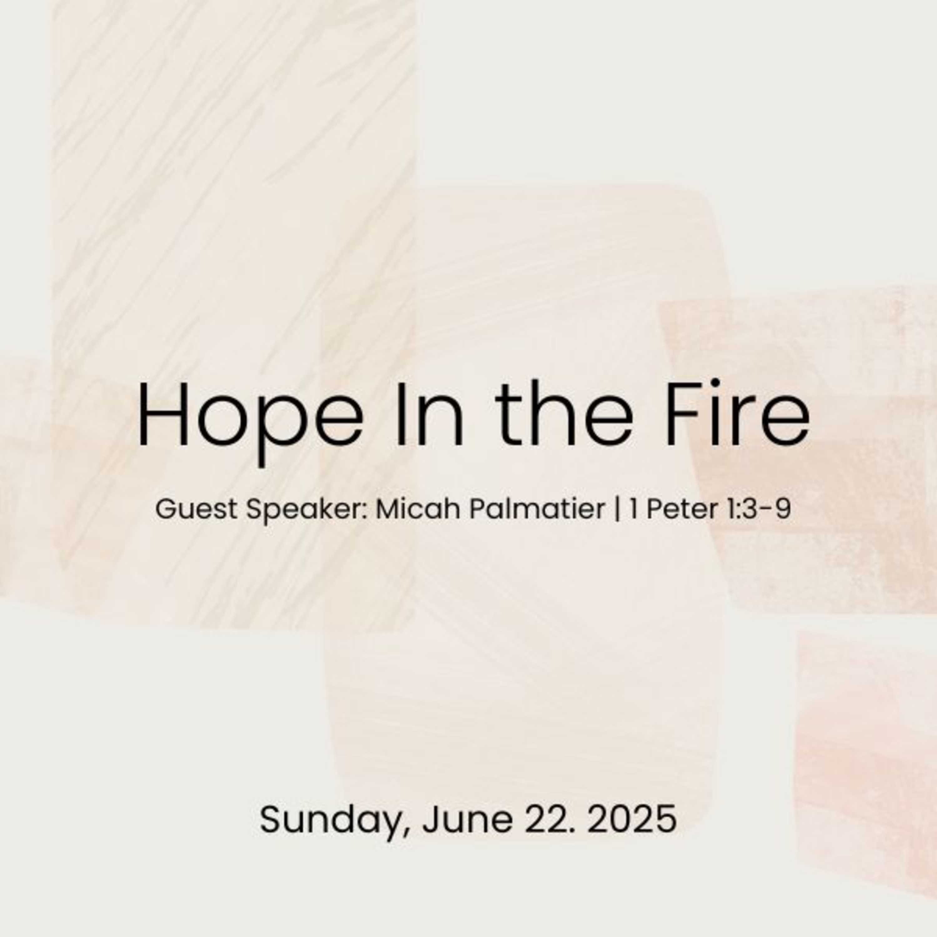 Hope in the Fire - 1 Peter 1:3-9 thumbnail