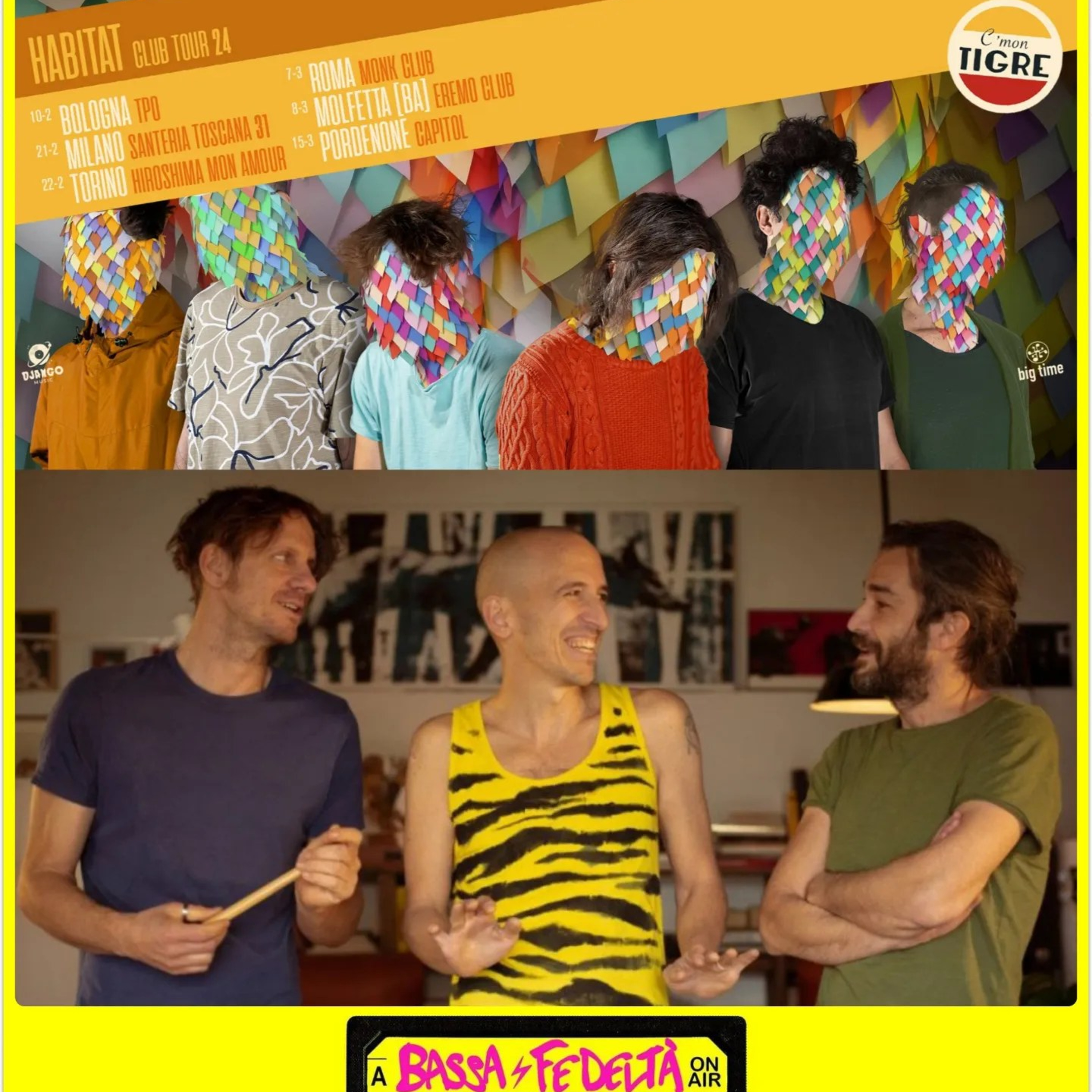 Intervista ai C'mon Tigre: nuovo singolo con Giovanni Truppi e prossimo live alla Santeria Toscana 31 di Milano episode artwork