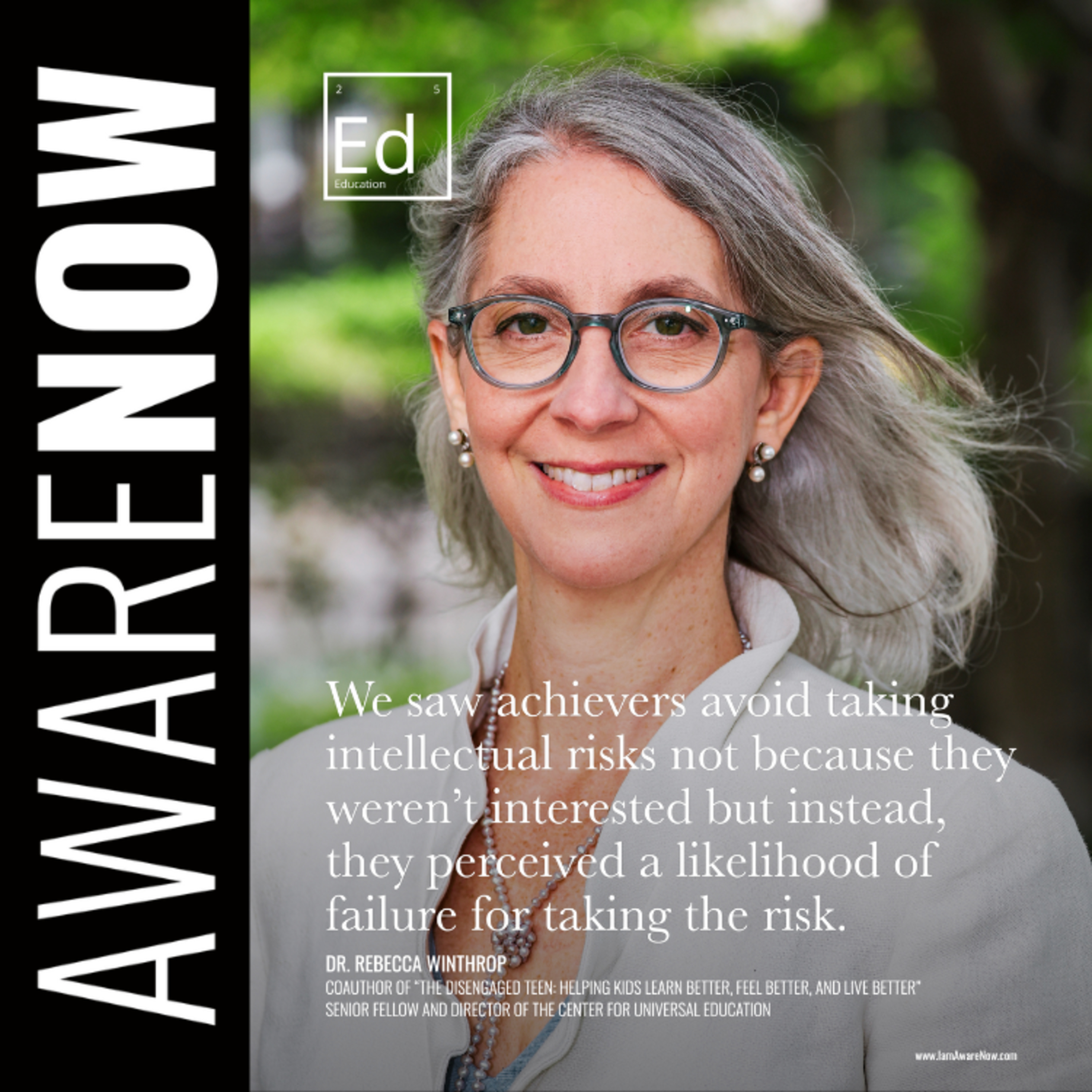 Sonja Montiel: Feature Story: 'Renewing the Love of Learning w/Dr. Rebecca Winthrop' episode artwork