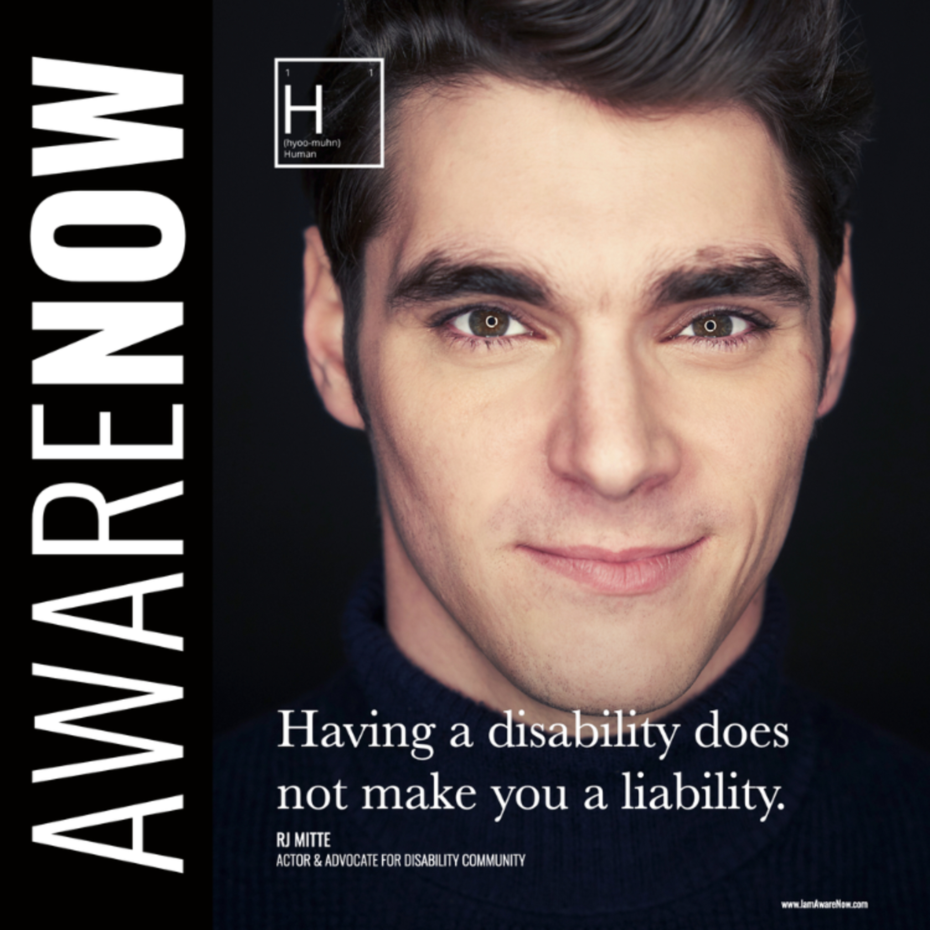 AwareNow 'Innerviews' w/RJ Mitte in 'A Voice That Remains'