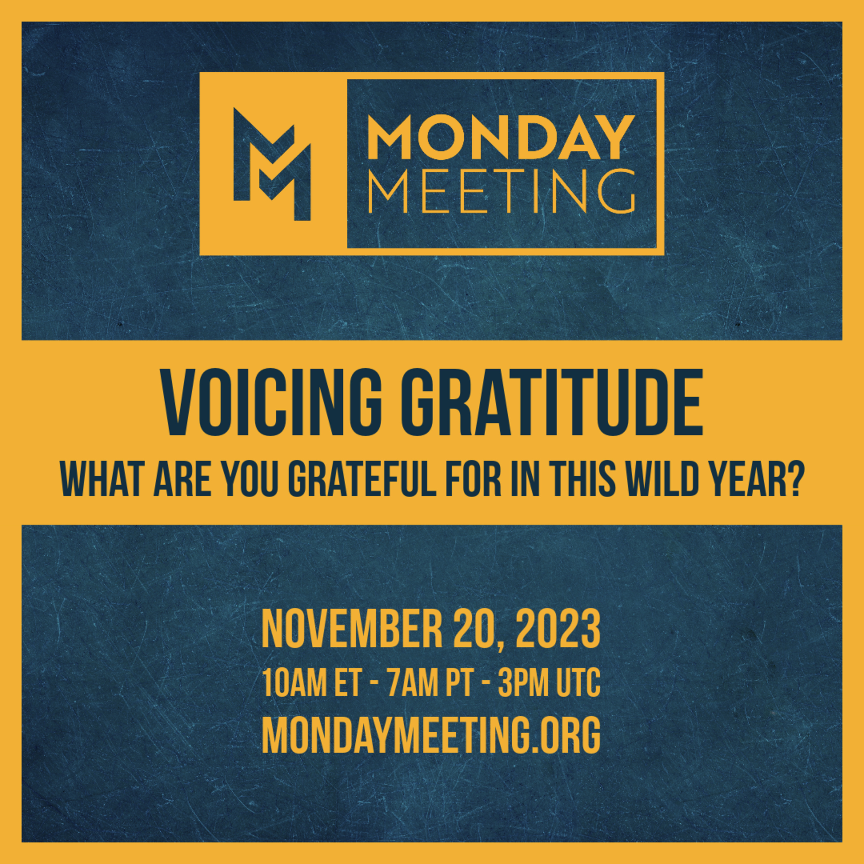 Monday Meeting
