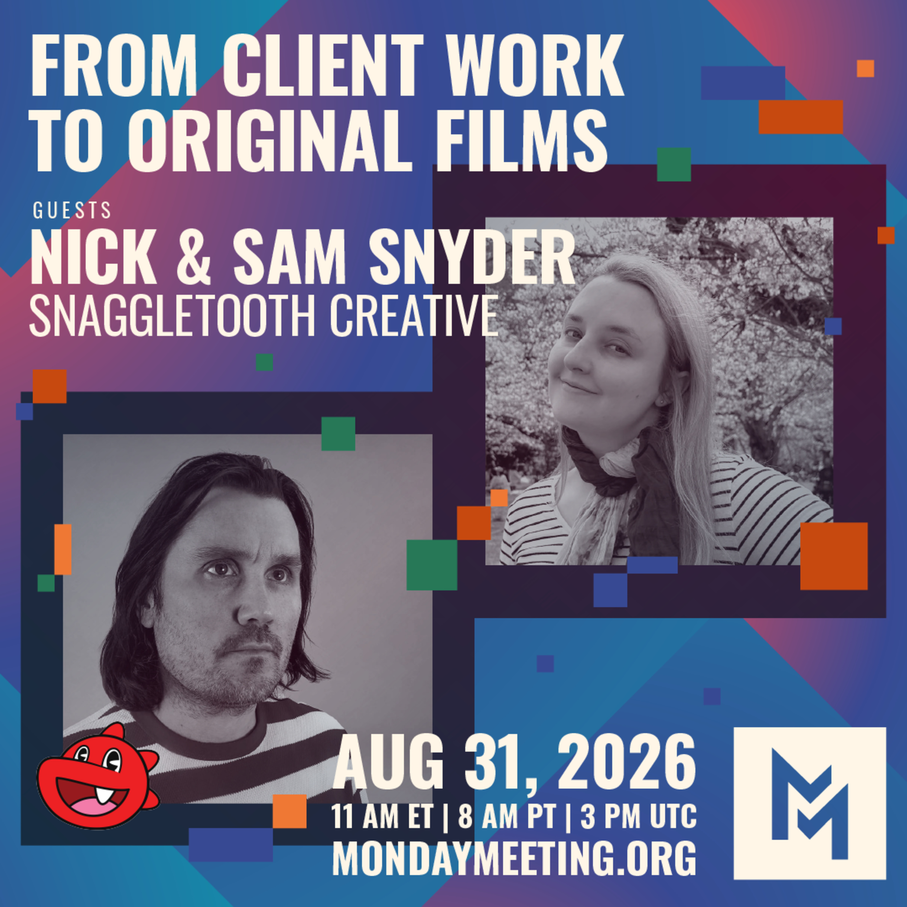 From Client Work to Original Films with Snaggletooth Creative | Aug 31, 2026 episode artwork