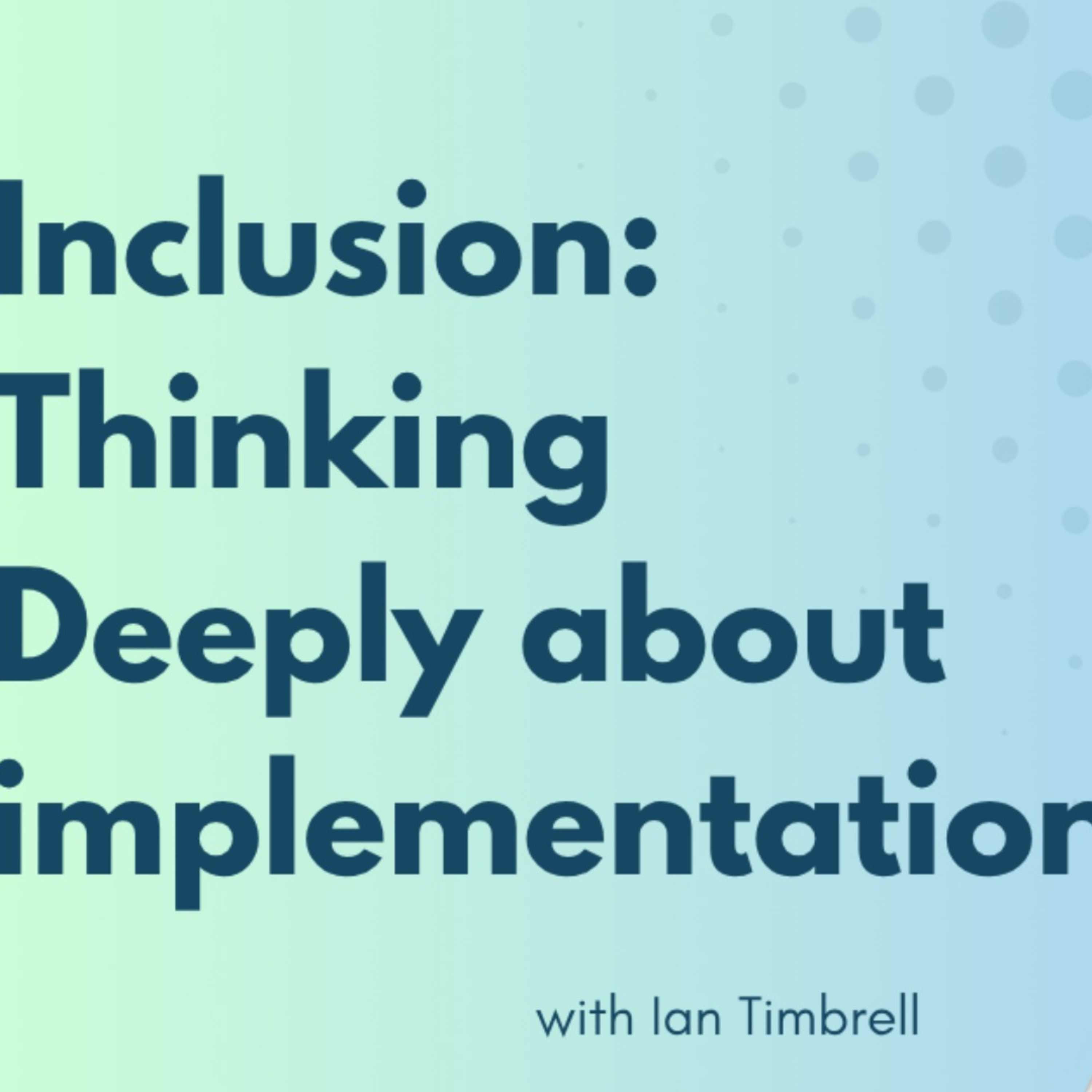 Thinking Deeply about Primary Education