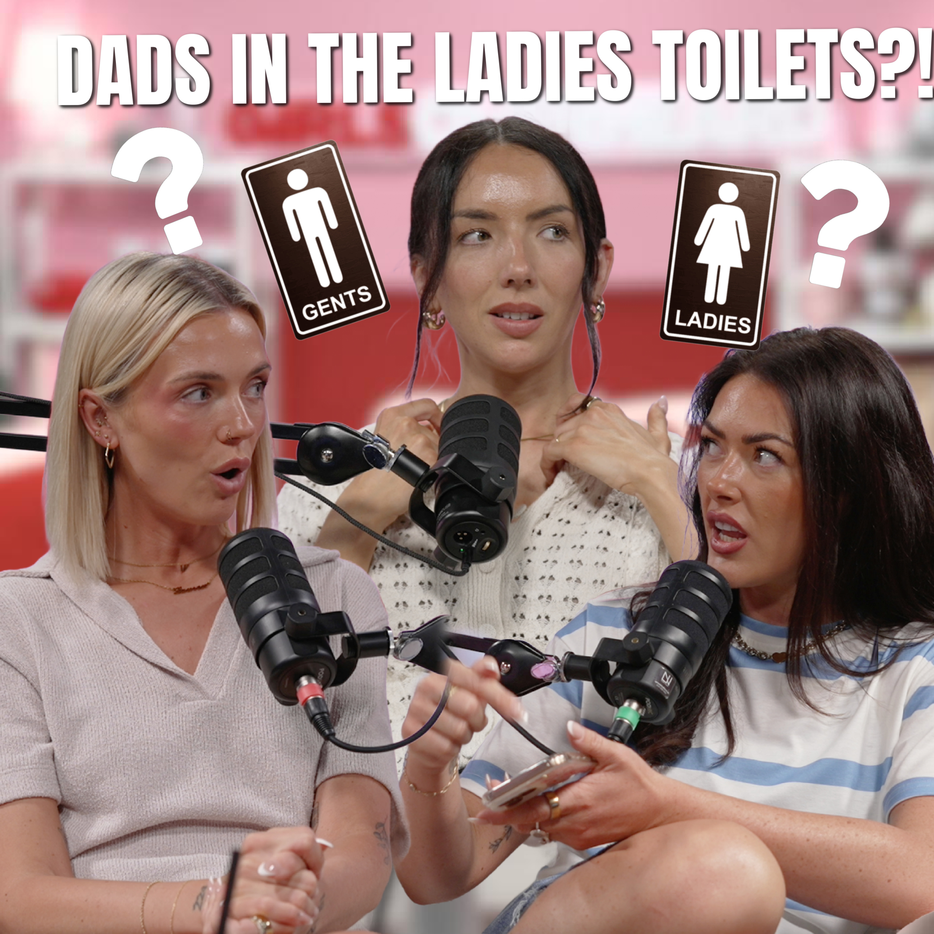 SHOULD DADS TAKE THEIR KIDS INTO THE LADIES TOILETS? | GIRLS OVERHEARD