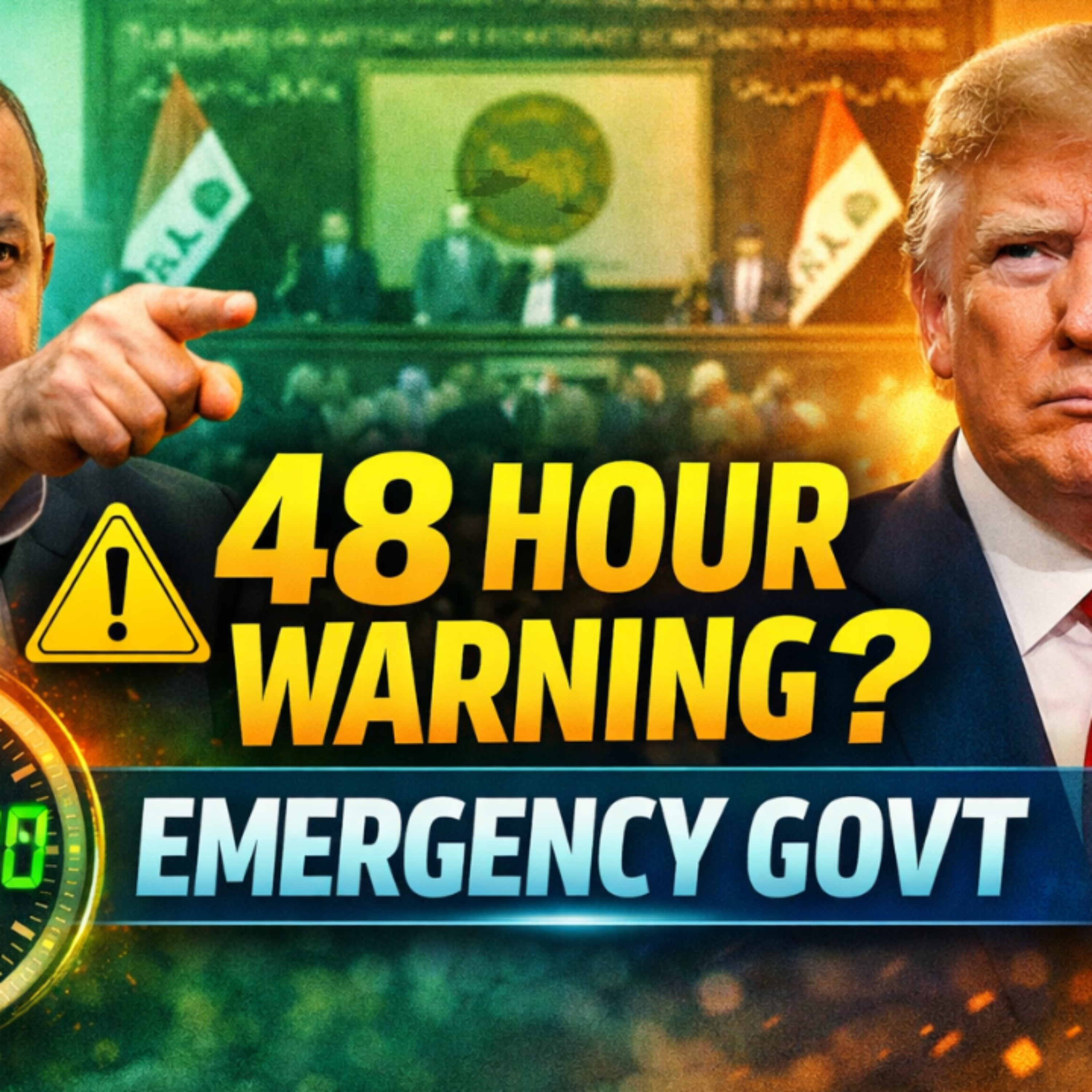 Iraq Faces EMERGENCY GOVERNMENT Push ⚠️ TRUMP’S 48-HOUR WARNING?  episode artwork