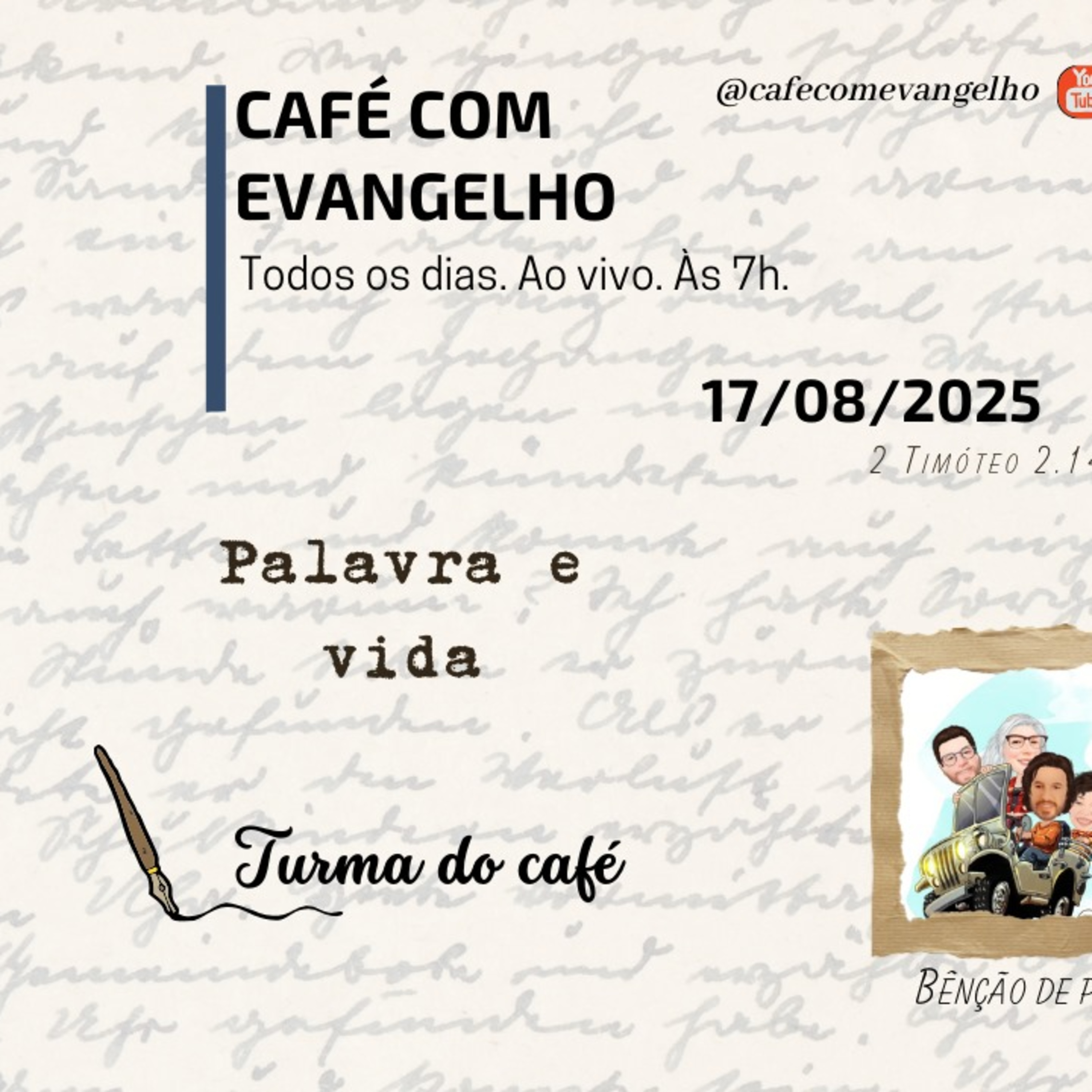 Café com Evangelho - 2 Timóteo 2.14 | Palavra e vida