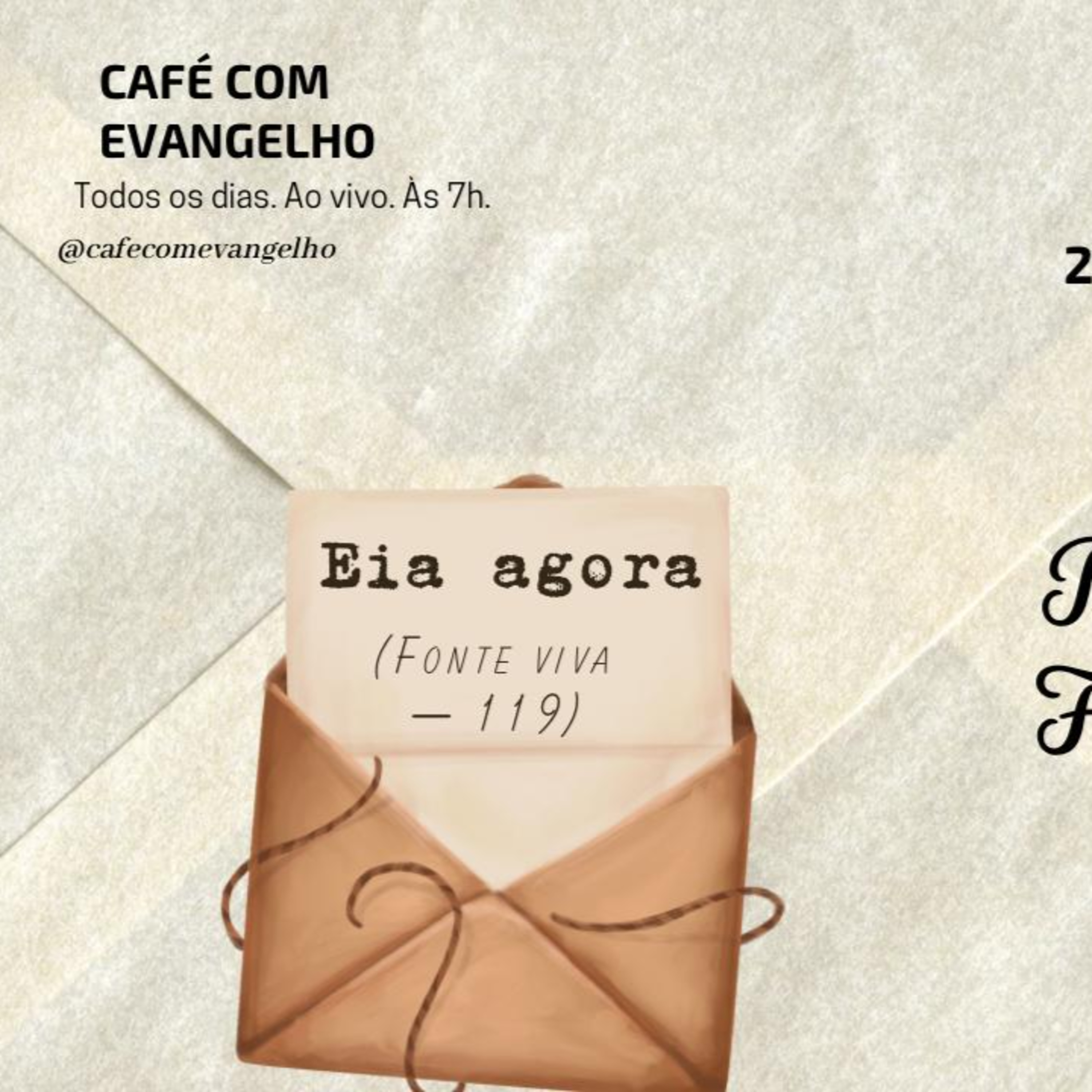  Café com Evangelho - Tiago 4.13 | Eia agora episode artwork
