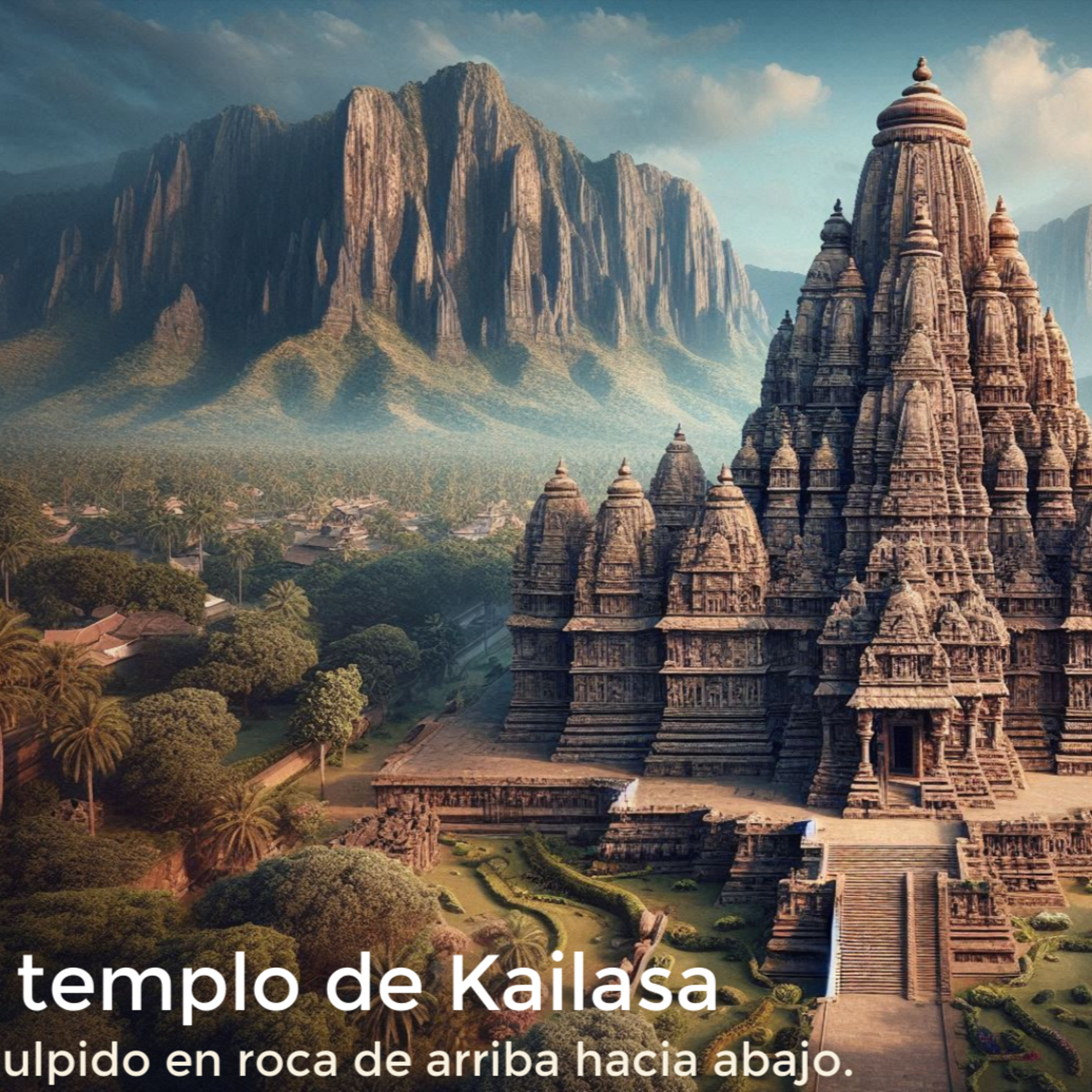 Templo de Kailasa labrado en roca