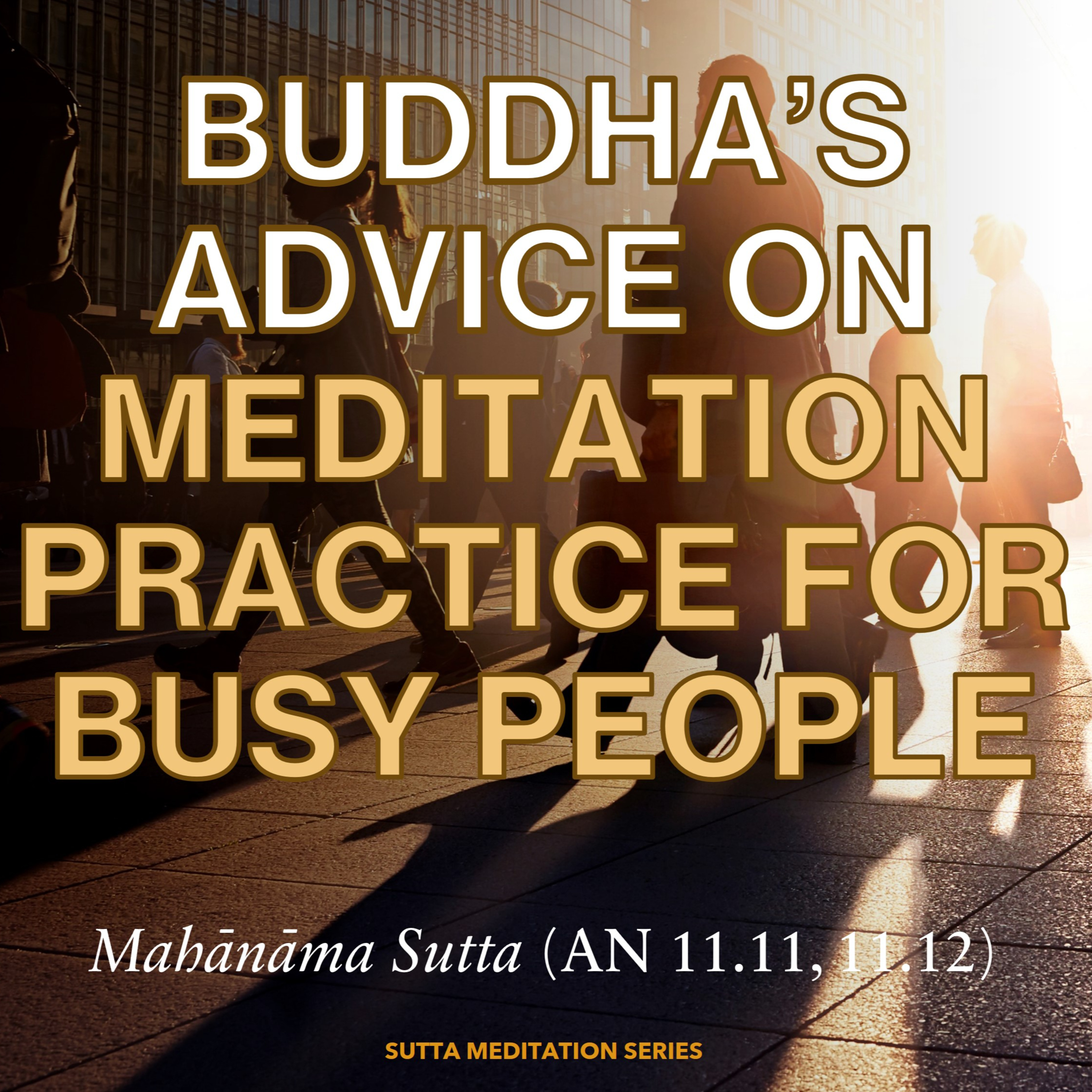 BUDDHA'S ADVICE ON MEDITATION PRACTICE FOR BUSY PEOPLE (Esala livestream) episode artwork