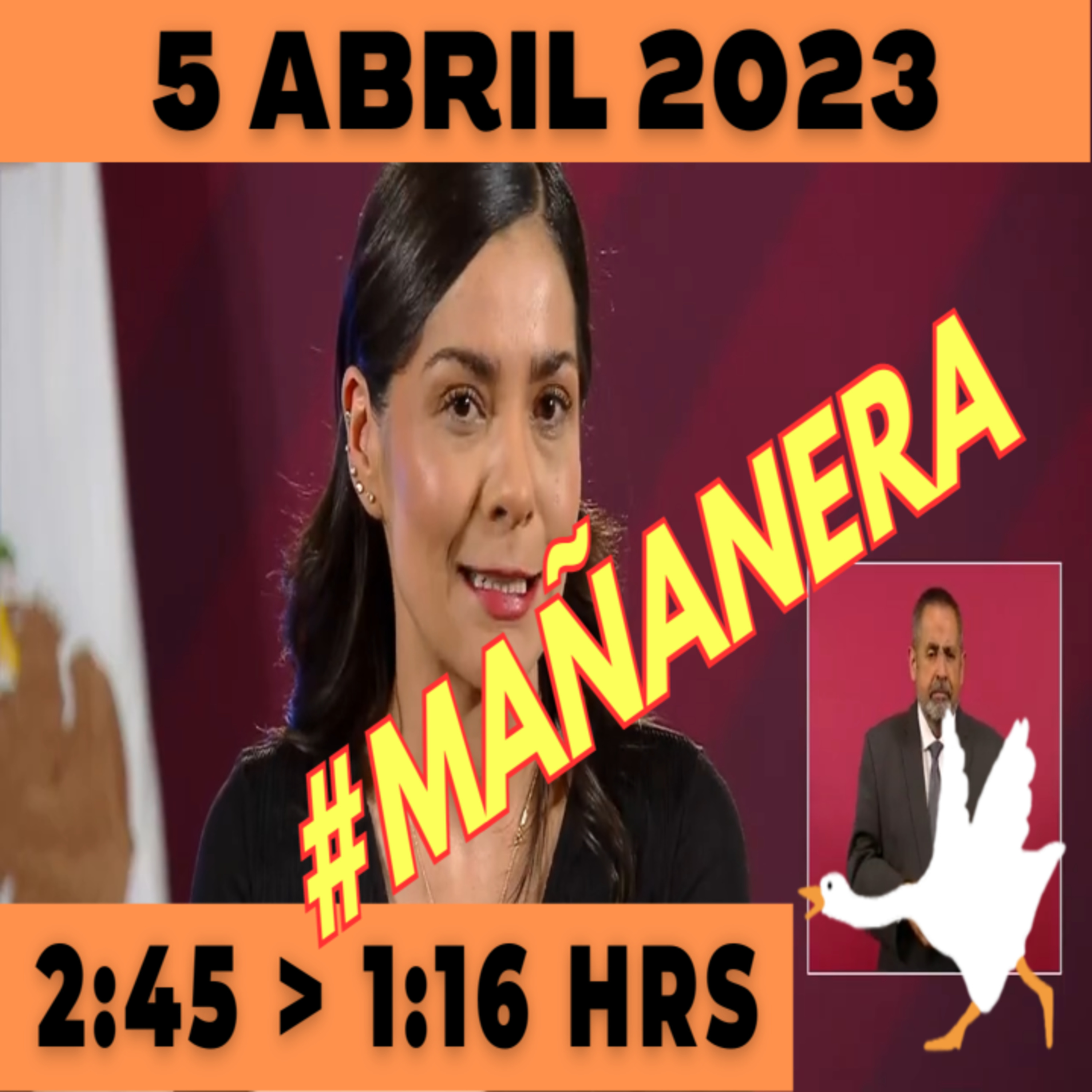 💩🐣 Conferencia de prensa matutina Miércoles 5 de Abril 2023 Presidente AMLO de 2:45 a 1:16. episode artwork