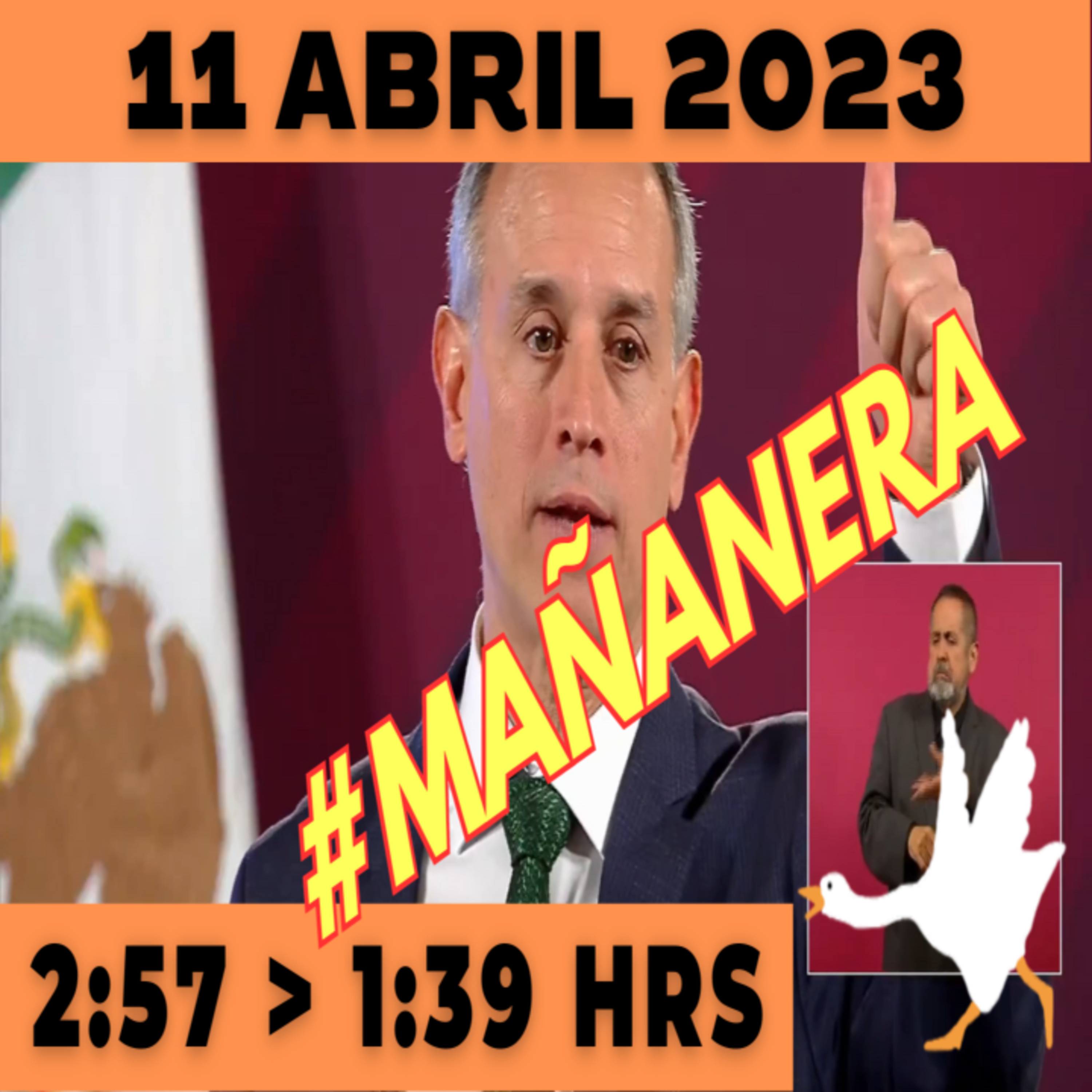 💩🐣 Conferencia de prensa matutina Martes 11 de Abril 2023 Presidente AMLO de 2:57 a 1:39. episode artwork
