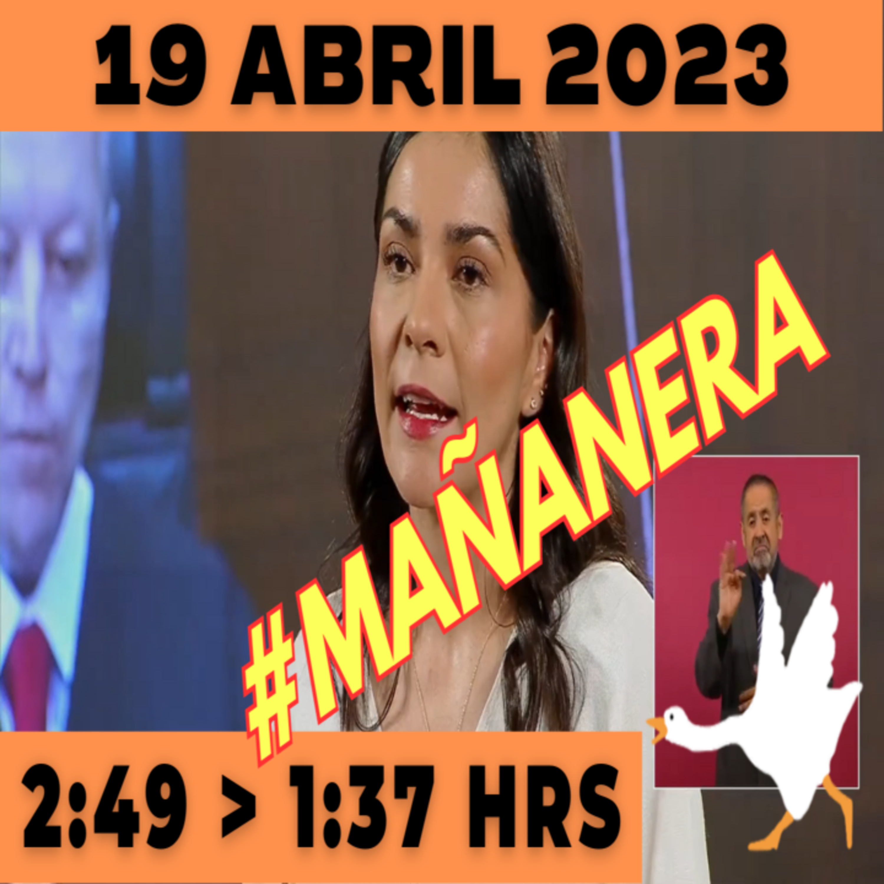 💩🐣 Conferencia de prensa matutina Miércoles 19 de Abril 2023 Presidente AMLO de 2:49 a 1:37. episode artwork