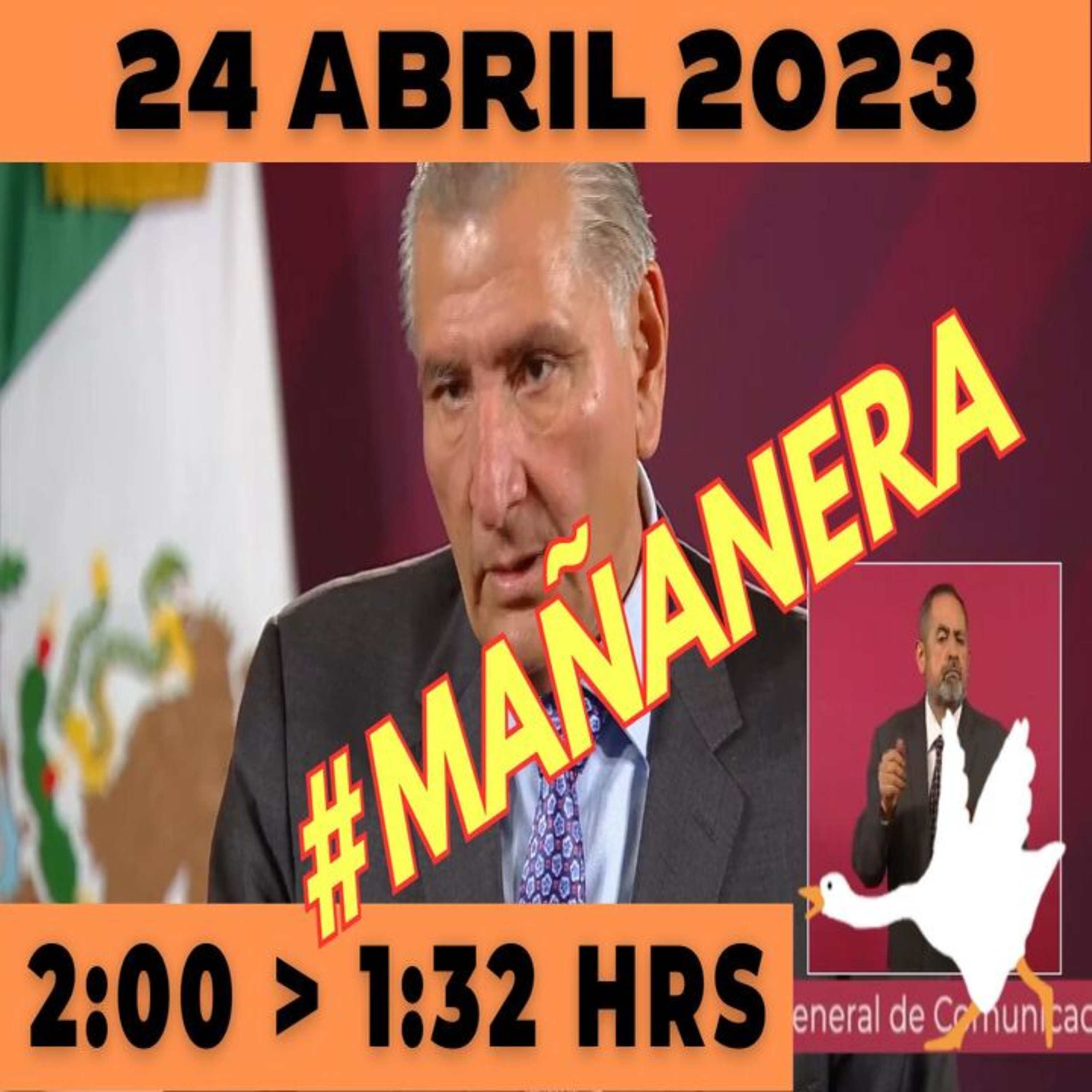 💩🐣 Conferencia de prensa matutina Lunes 24 de Abril 2023 Presidente AMLO de 2:00 a 1:32. episode artwork