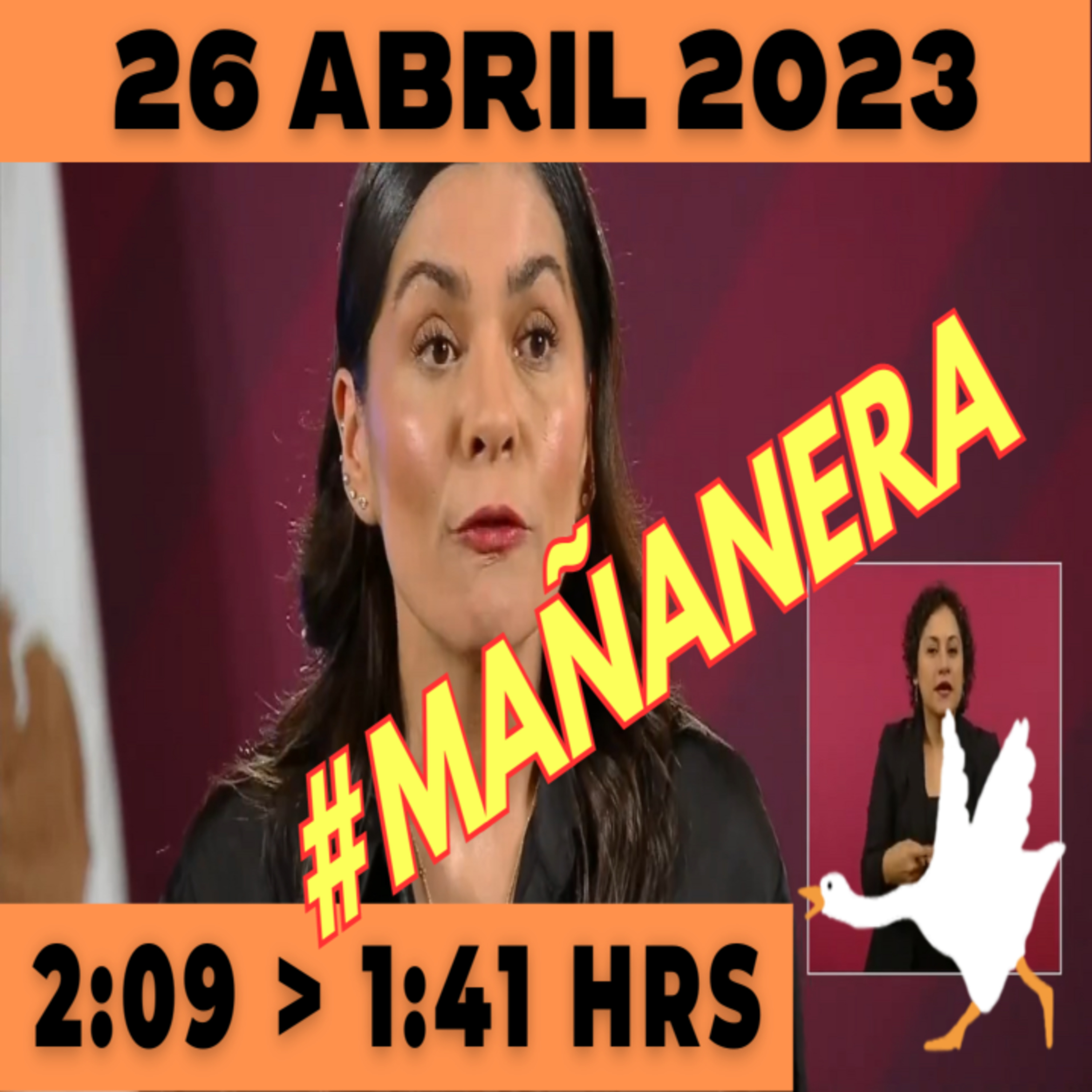 💩🐣 Conferencia de prensa matutina Miércoles 26 de Abril 2023 Presidente AMLO de 2:09 a 1:41. episode artwork