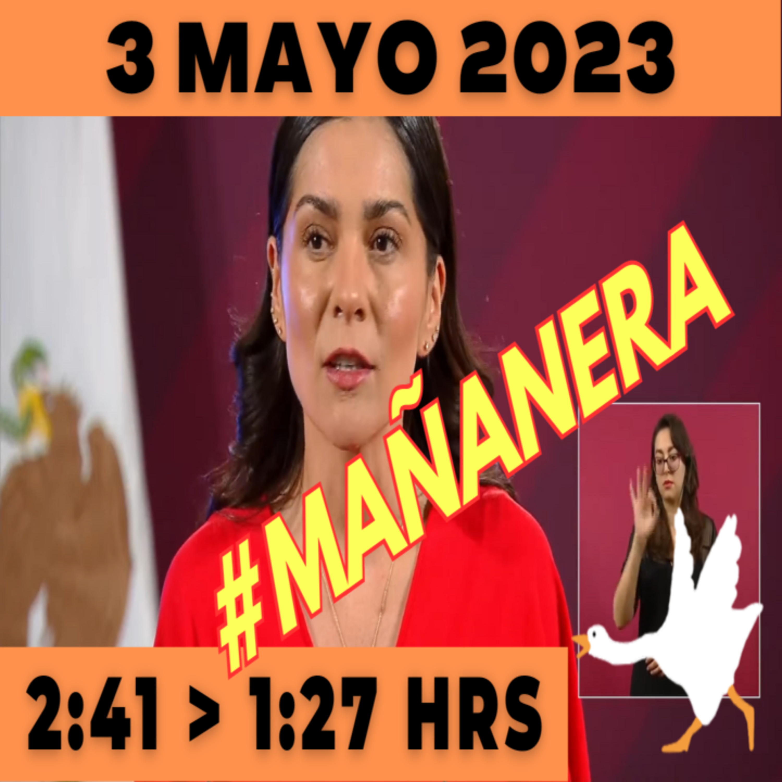 💩🐣 Conferencia de prensa matutina Miércoles 3 de Mayo 2023 Presidente AMLO de 2:41 a 1:27. episode artwork