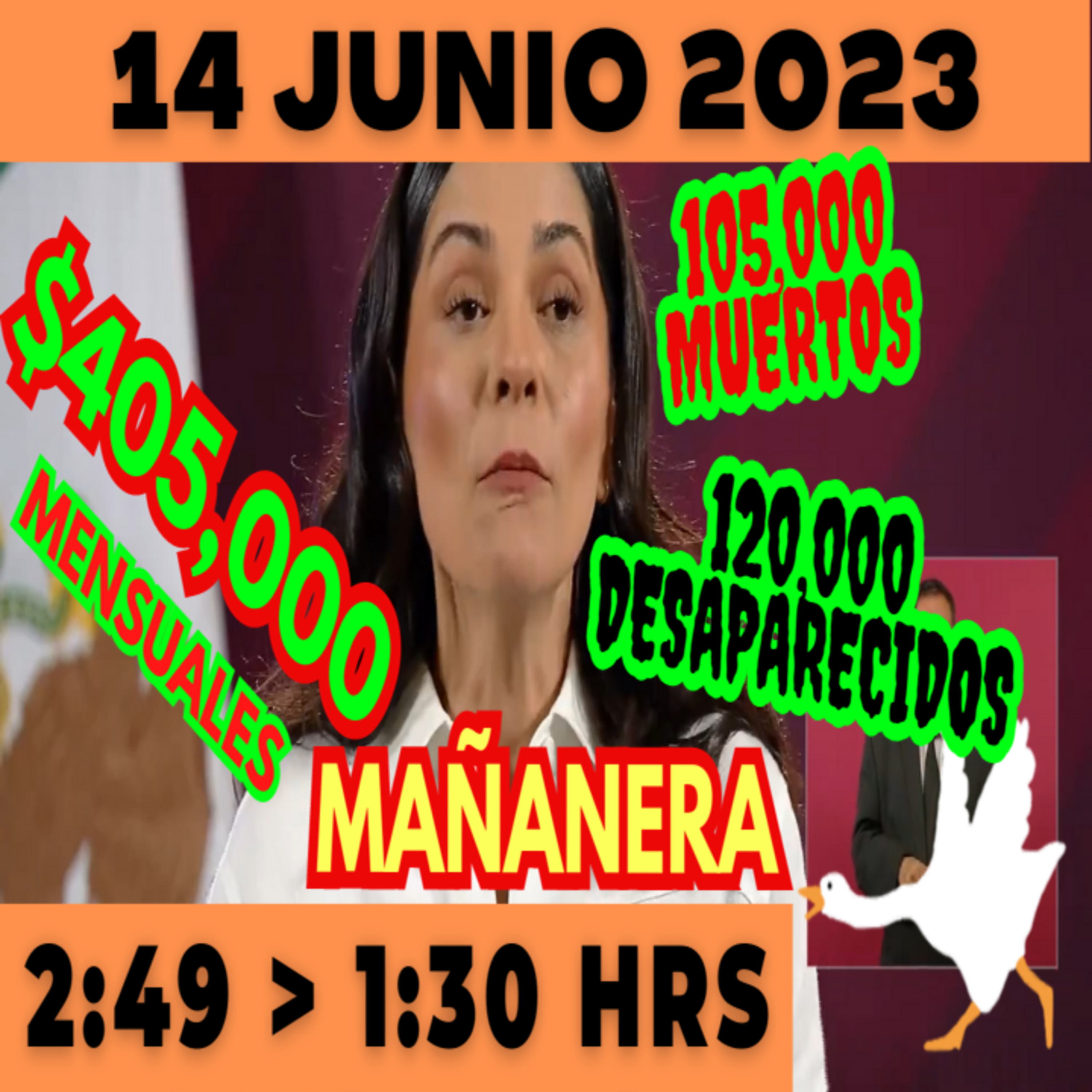 💩🐣 Conferencia de prensa matutina *Miércoles 14 de Junio 2023* Presidente AMLO de 2:49 a 1:30. episode artwork