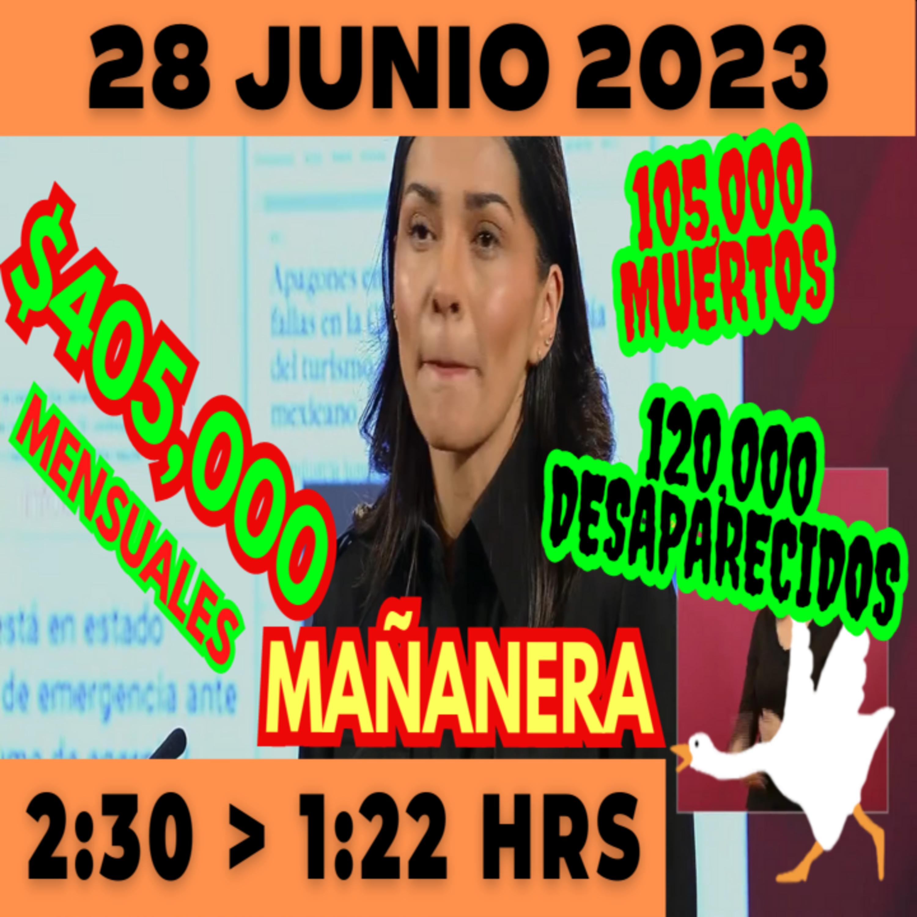 💩🐣 Conferencia de prensa matutina *Miércoles 28 de Junio 2023* Presidente AMLO de 2:30 a 1:22. episode artwork