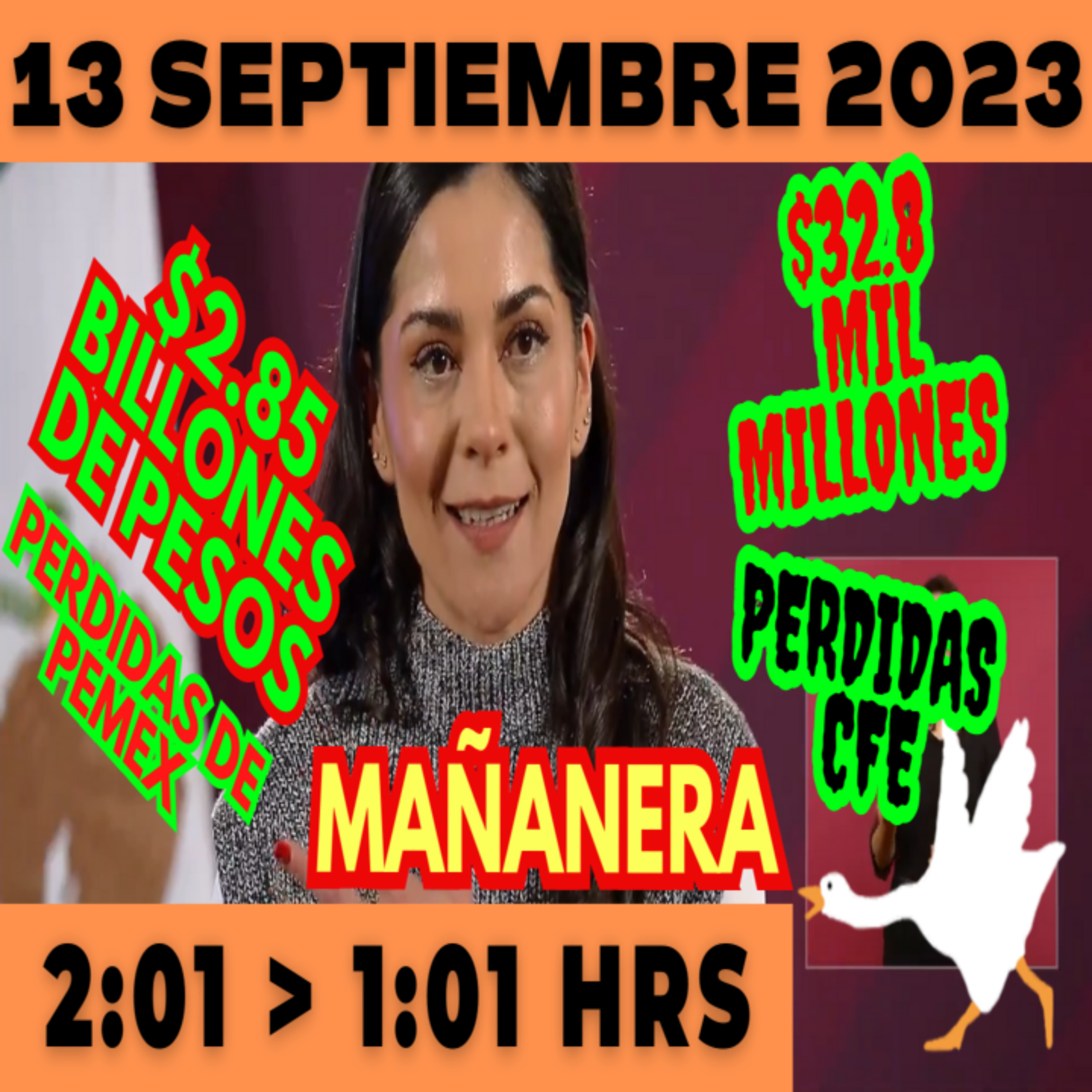 💩🐣 Conferencia de prensa matutina *Miércoles 13 de Septiembre 2023* Presidente AMLO de 2:01 a 1:01. episode artwork