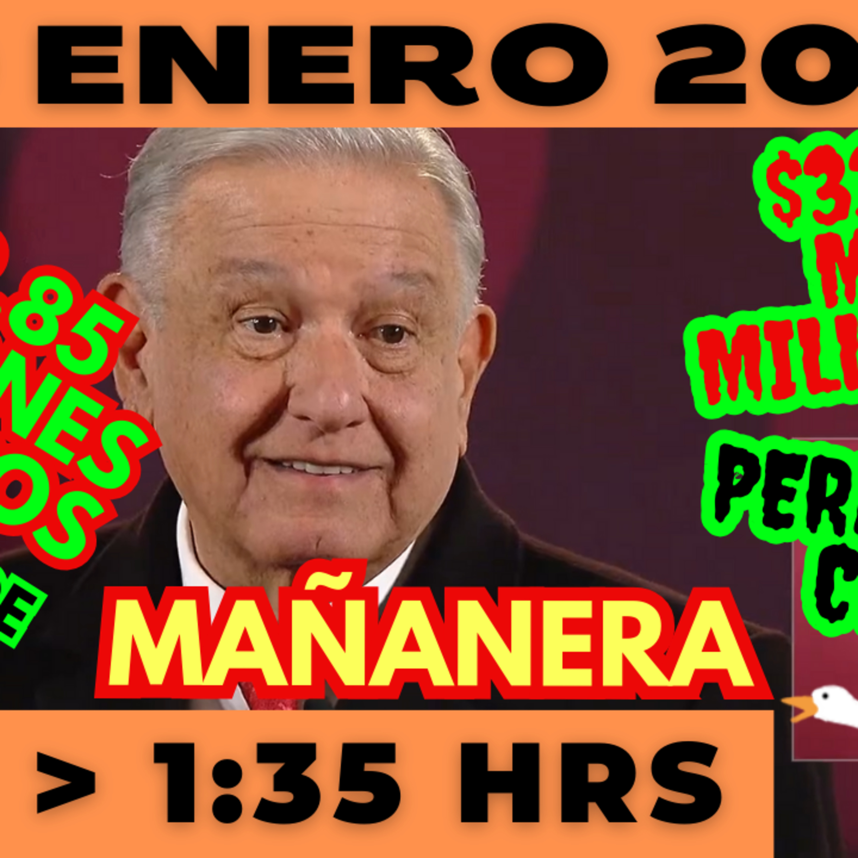 💩🐣 Conferencia de prensa matutina *Martes 30 de enero 2024* Presidente AMLO de 2:41 a 1:35. episode artwork