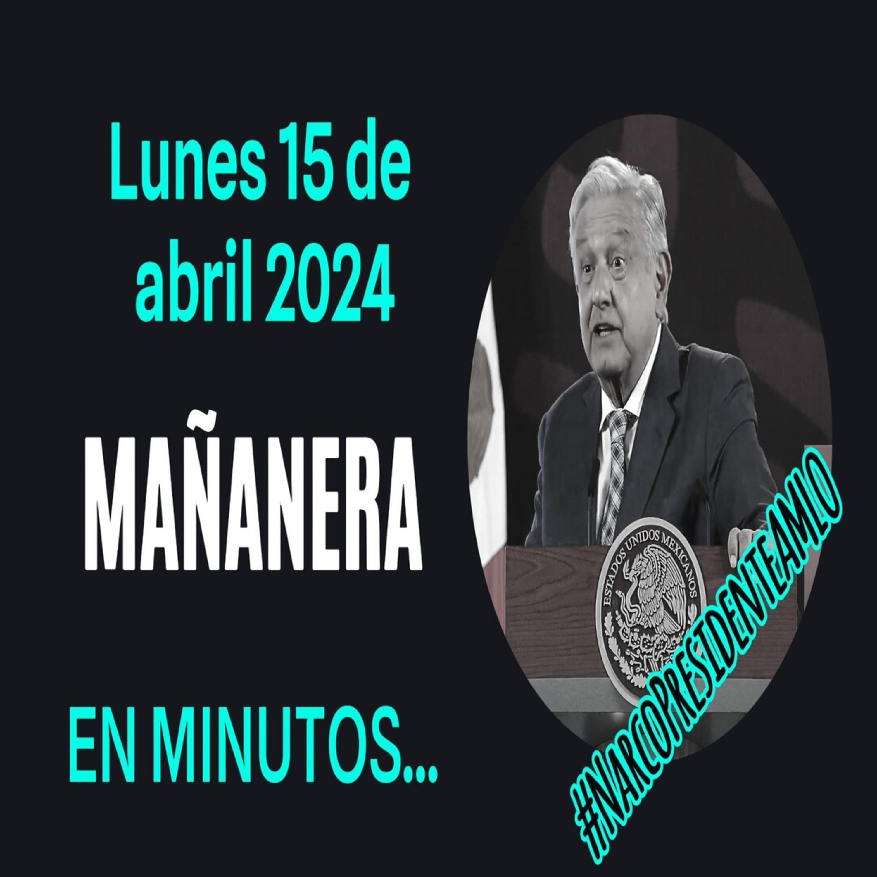 💩🐣👶 AMLITO | Mañanera *Lunes 15 de abril 2024* | El gansito veloz 3:33 a 1:56. episode artwork