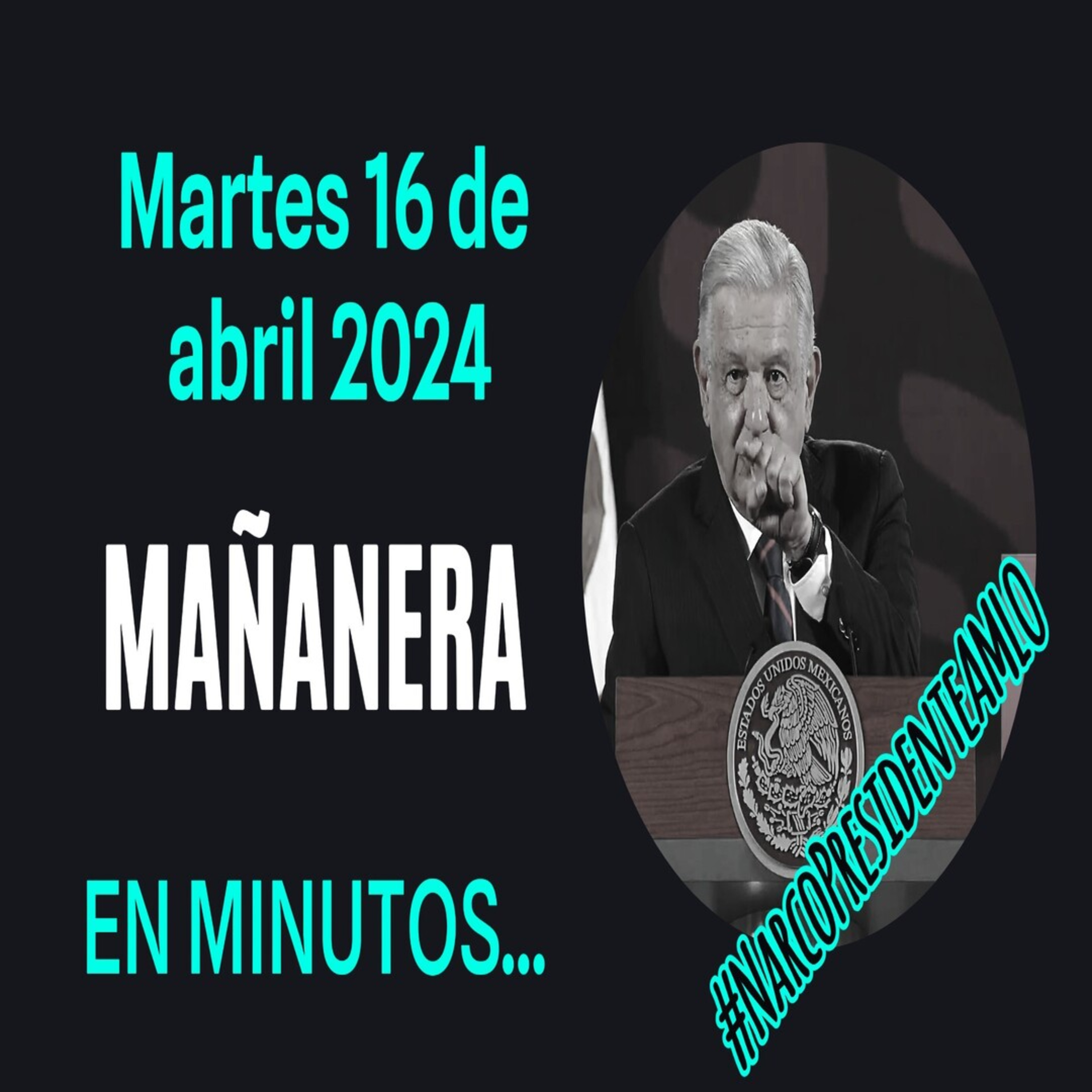💩🐣👶 AMLITO | Mañanera *Martes 16 de abril 2024* | El gansito veloz 2:03 a 1:18. episode artwork