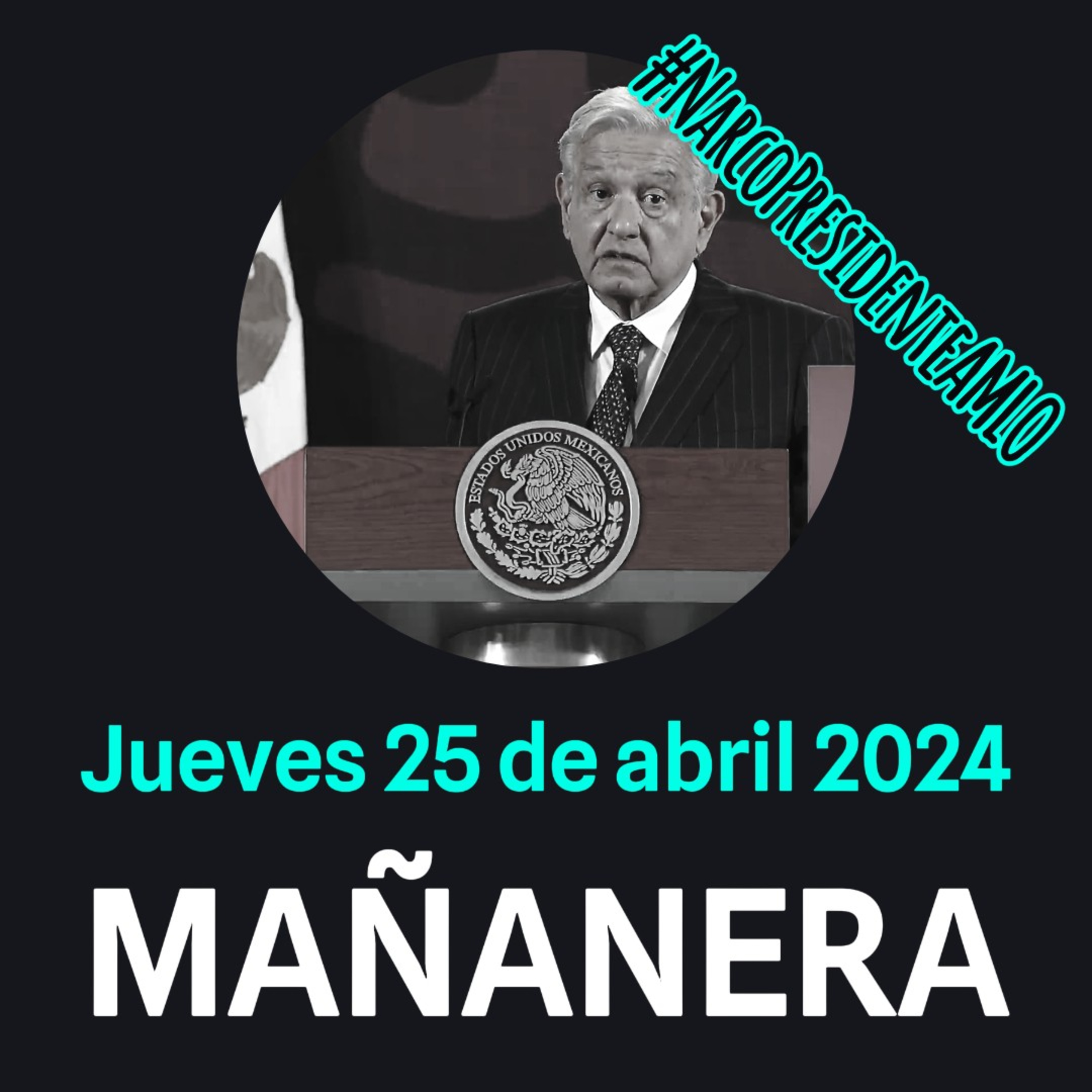 💩🐣👶 AMLITO | Mañanera *Jueves 25 de abril 2024* | El gansito veloz 3:25 a 1:44. episode artwork