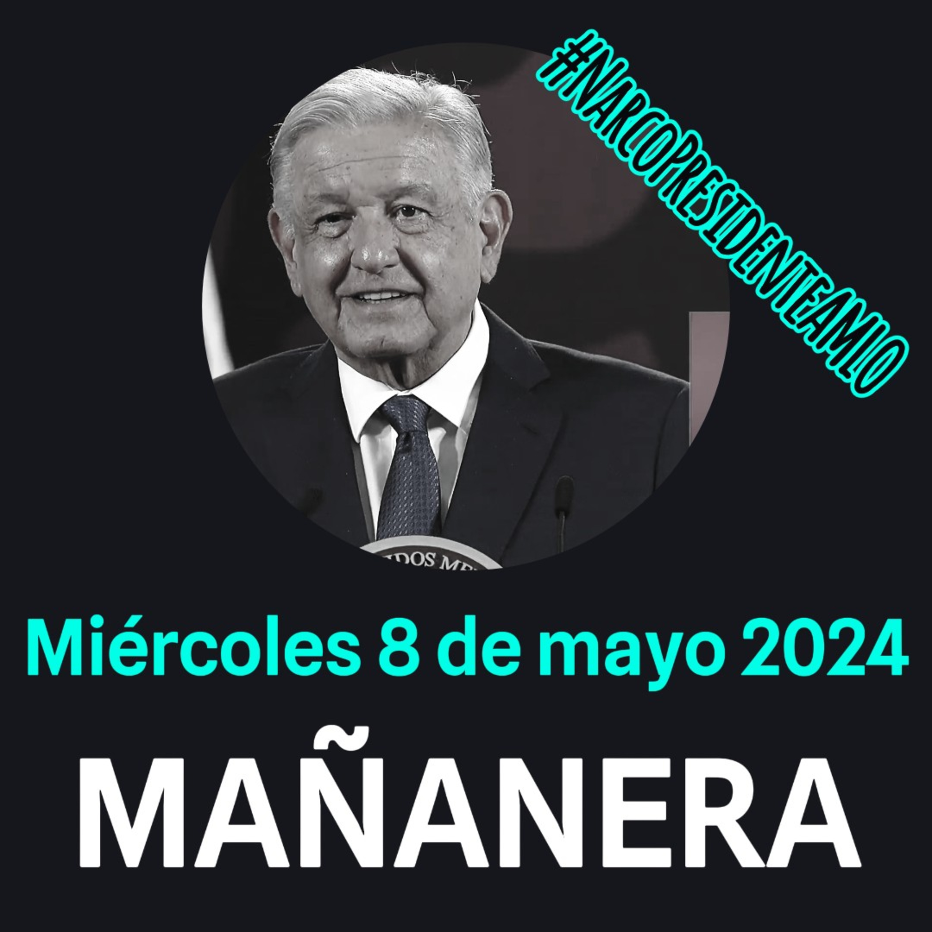 💩🐣👶 AMLITO | Mañanera *Miércoles 08 de mayo 2024* | El gansito veloz 3:12 a 1:44. episode artwork