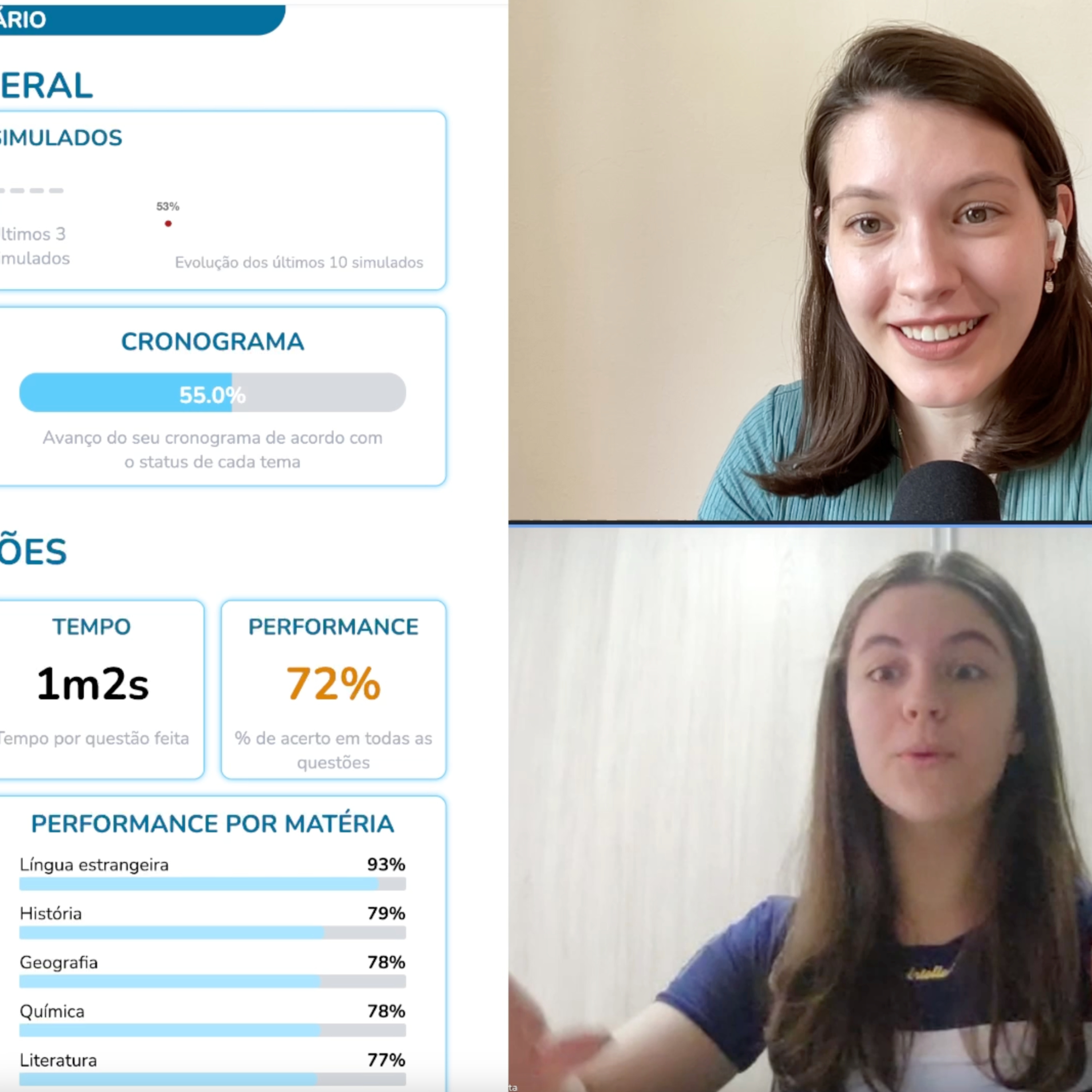 Correção rápida de SIMULADOS! Estudo por questões