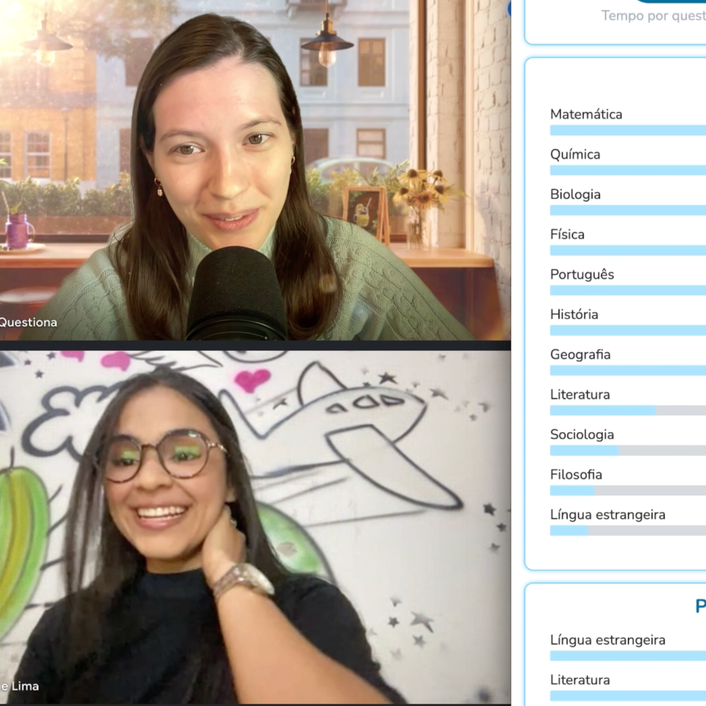 Eu acho que meus acertos são por sorte