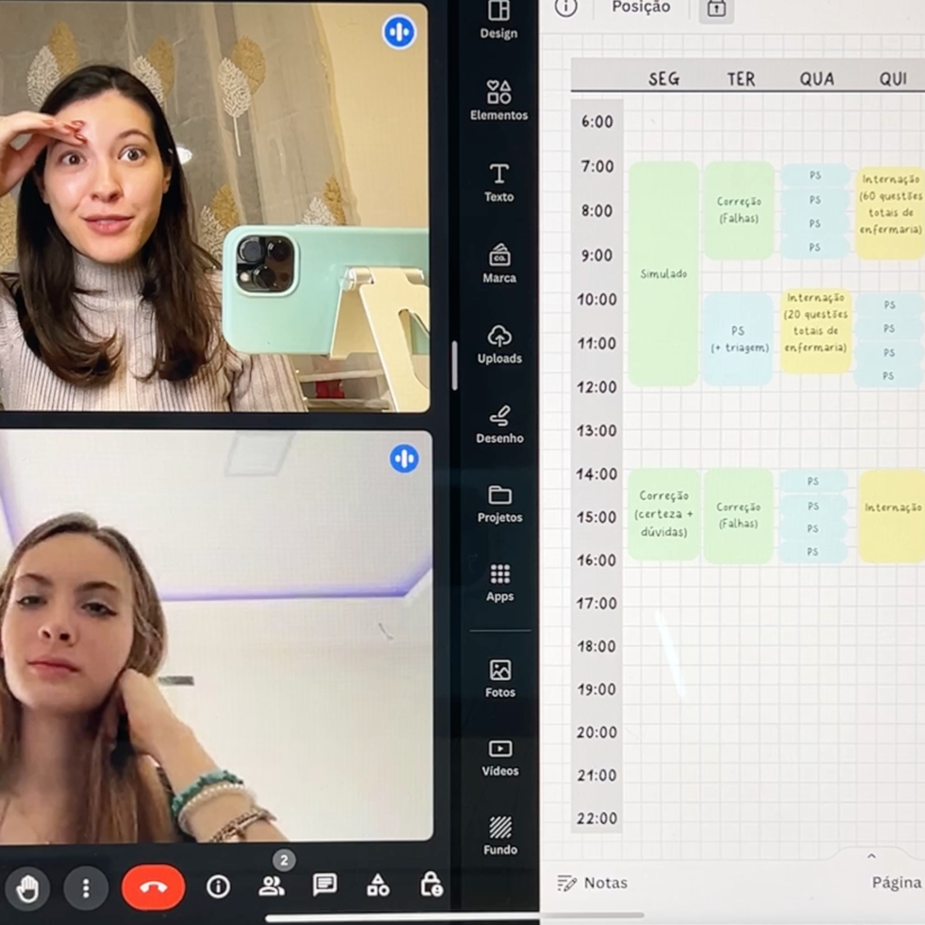 Montando o cronograma da Mari para o ENEM!